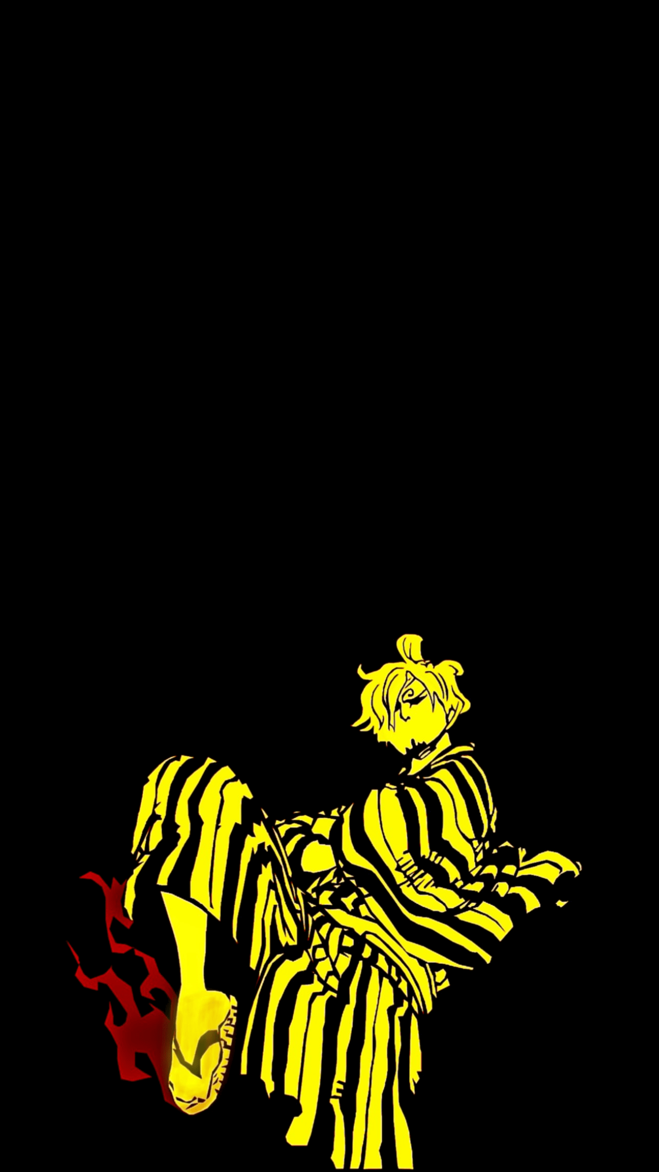 1288x2289 Sanji Minimalist Wallpaper
