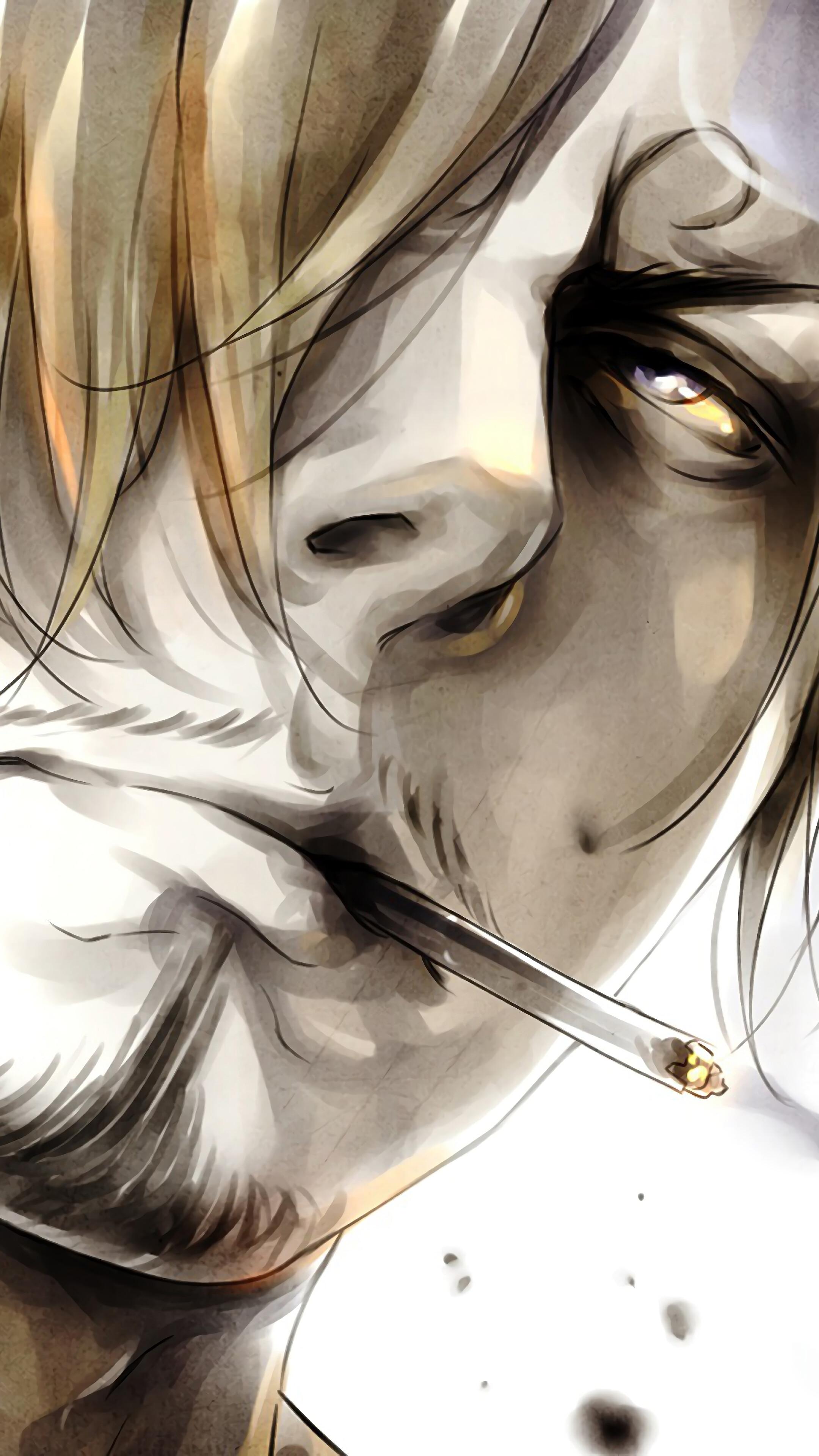 2160x3840 Sanji, Smoking, One Piece, 4K phone HD Wallpaper, Image, Background, Photo and Picture HD Wallpaper