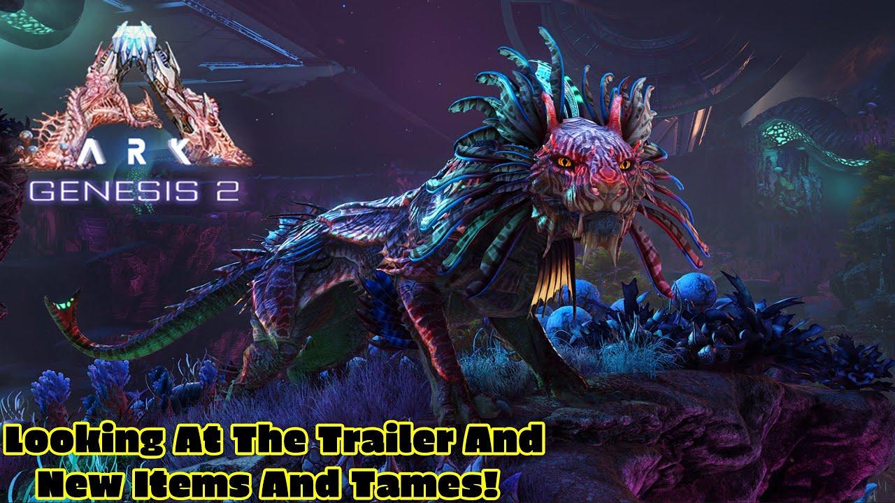 1280x720 Ark Genesis 2 Reaction! New Tek Items And Tames!!!