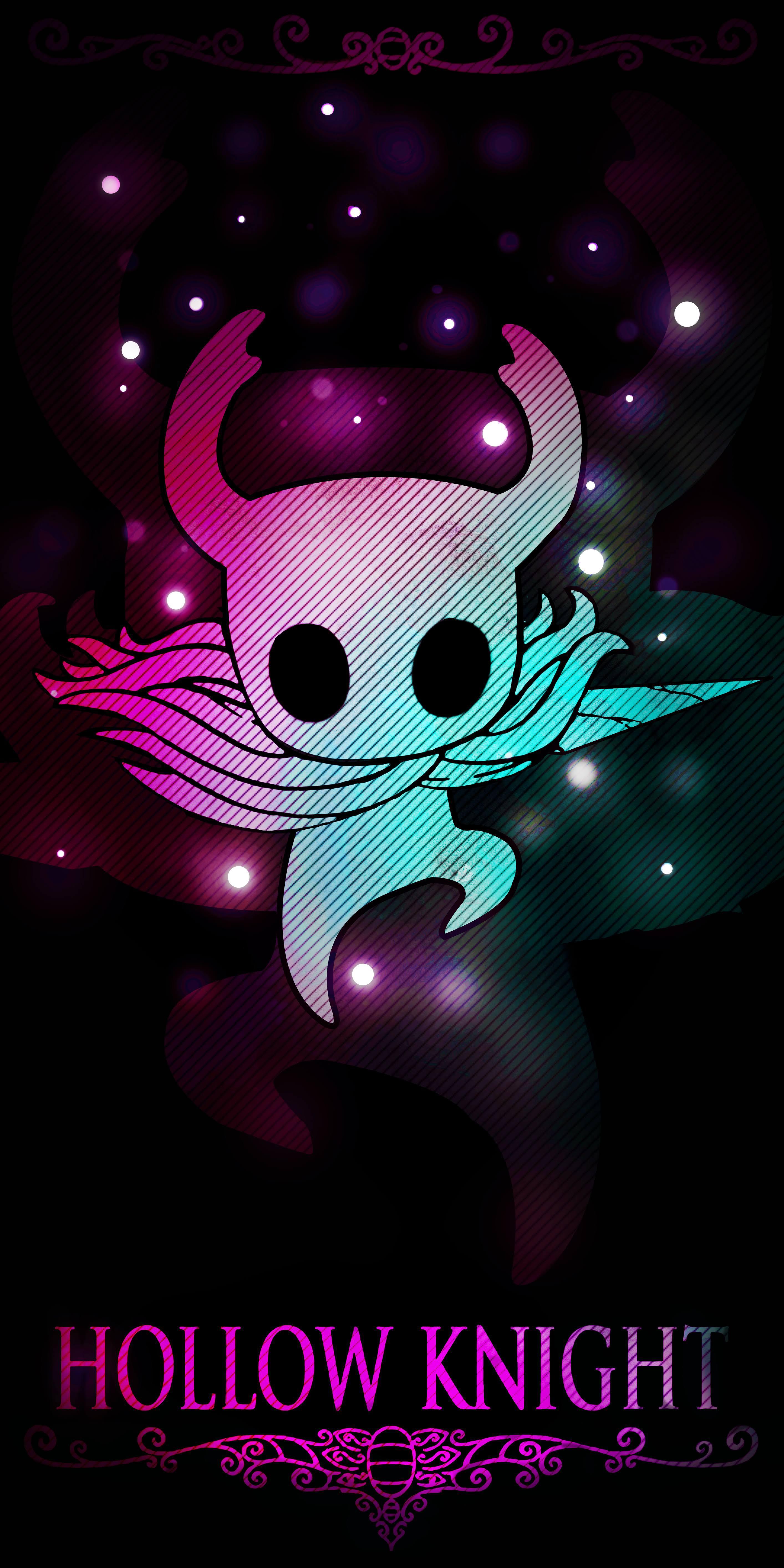 2828x5656 Hollow knight mobile wallpaper I made!