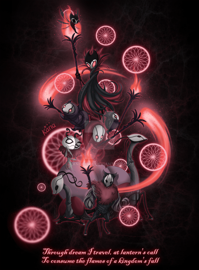 767x1041 Grimm Hollow Knight Phone Wallpaper