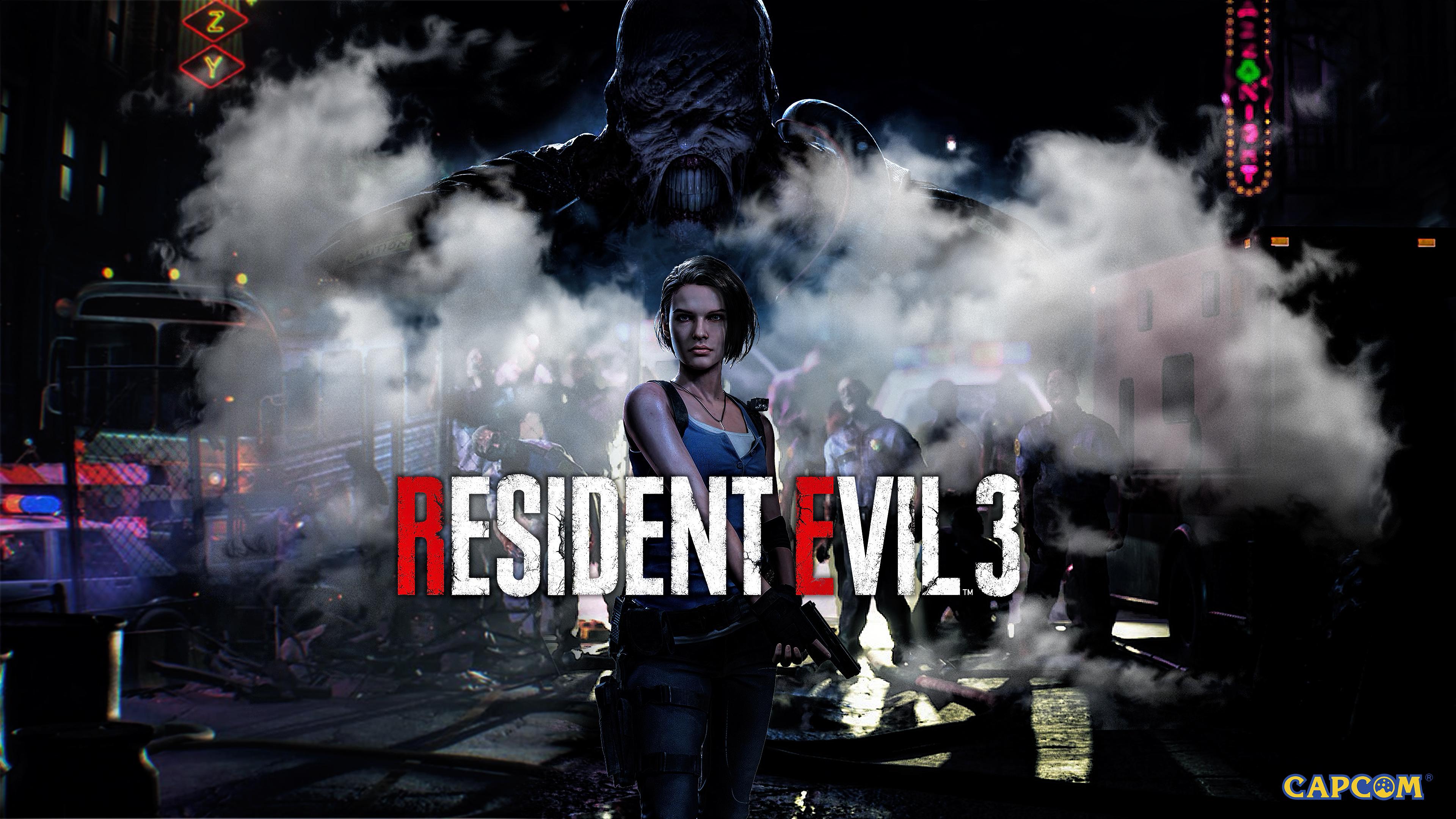 3840x2160 Resident Evil 3 Wallpaper Valentine (Made by me) (4K)