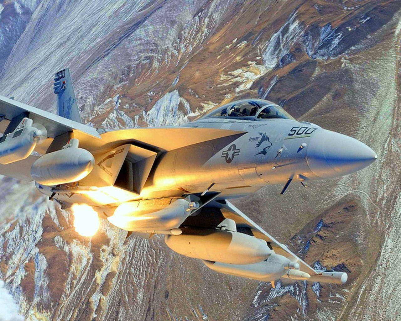 1280x1024 F 18 Super Hornet