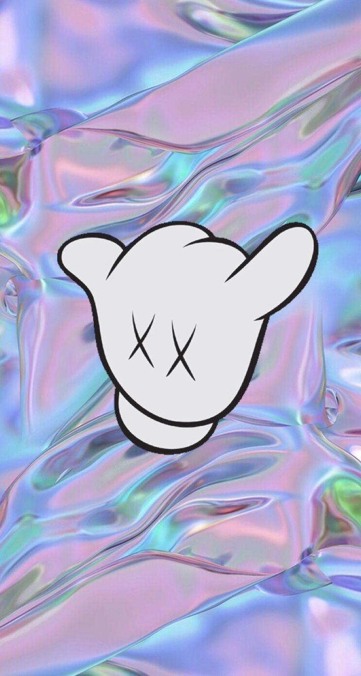 KAWS with dock layer  riphonexwallpapers