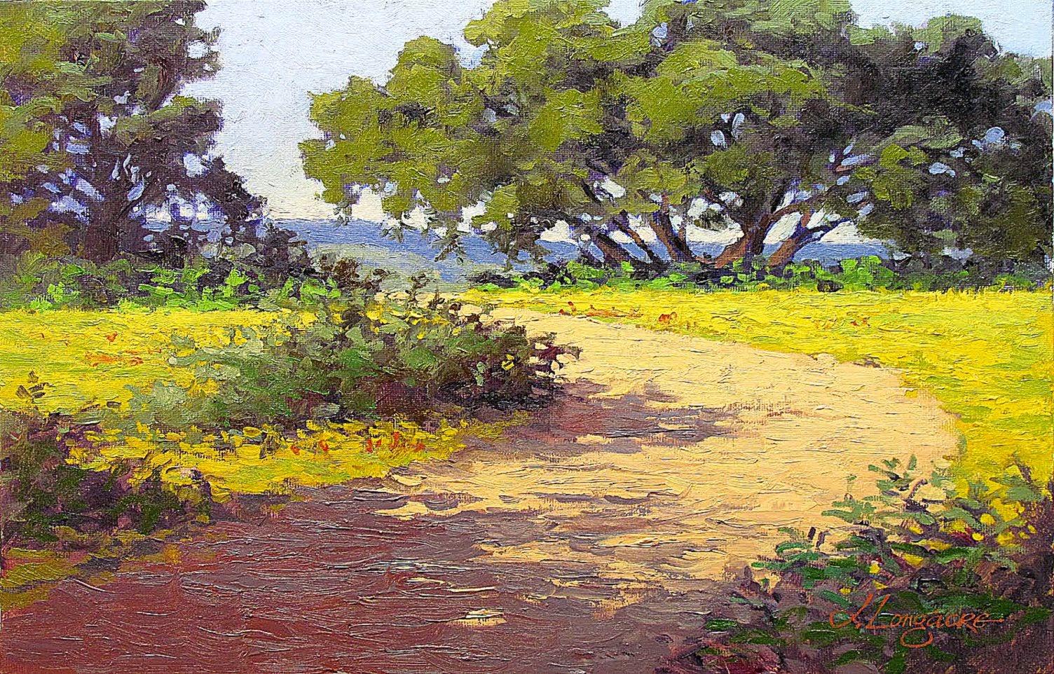 1504x962 Impressionist Desktop Wallpaper Desktop Landscape Oil Painting HD Wallpaper