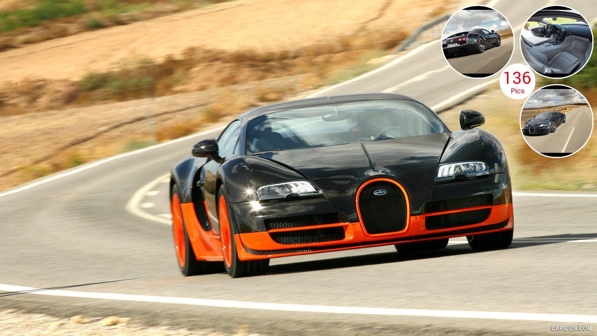 1920x1080 Bugatti Veyron Super Sport & Black. HD Wallpaper