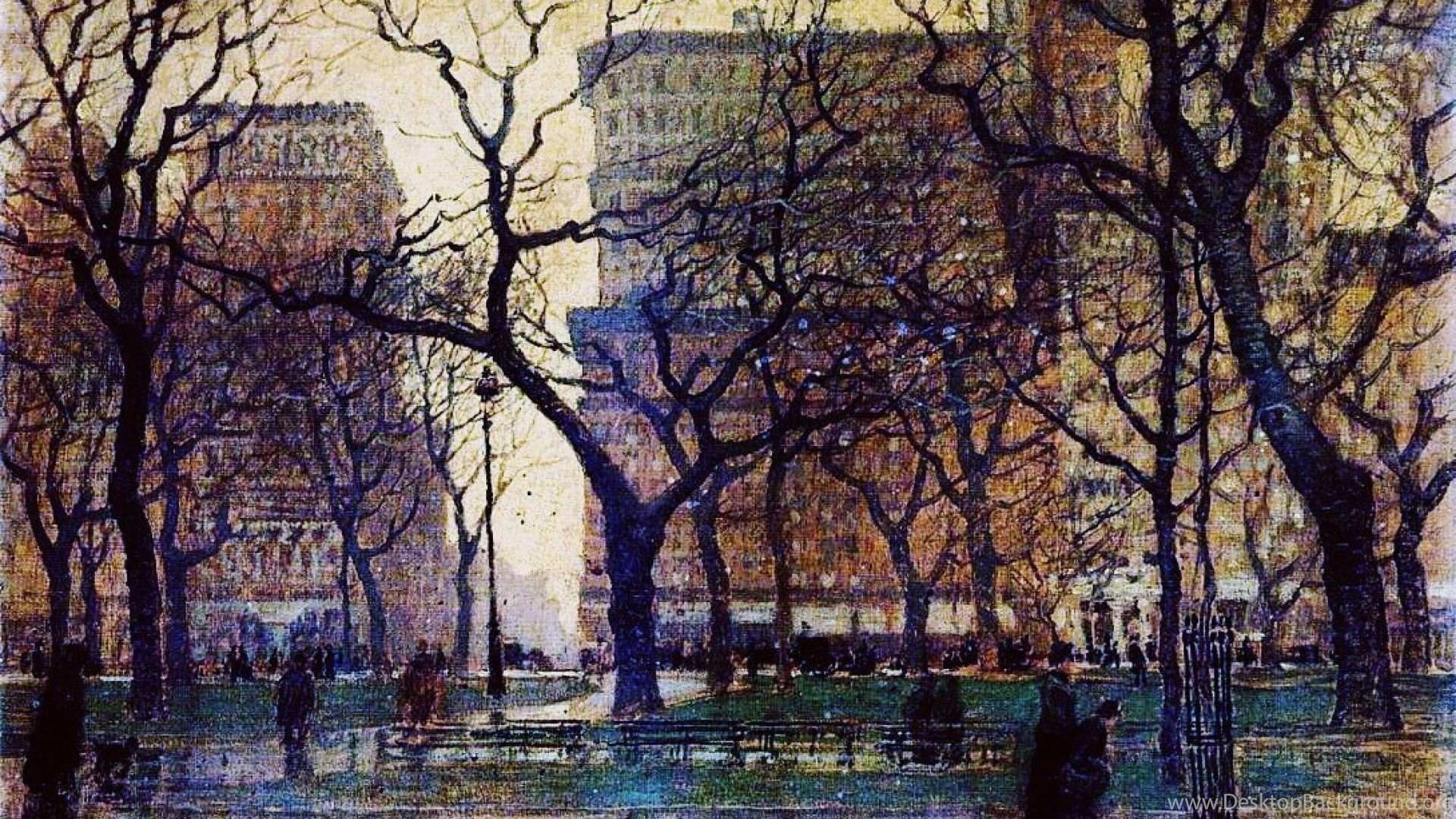 1920x1080 Impressionist Wallpaper Desktop Background