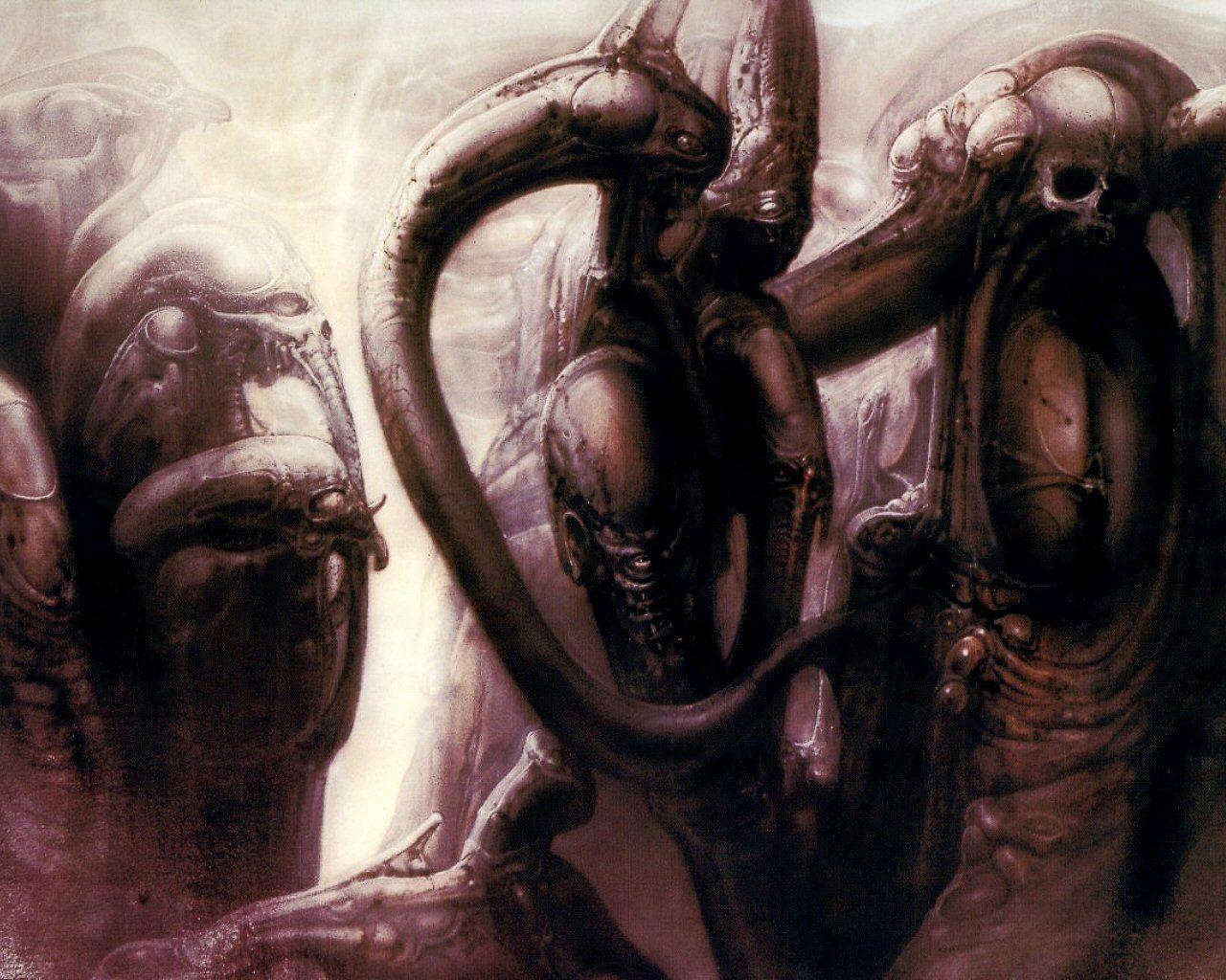 1280x1024 H.R. Giger Wallpaper. Hr giger, Giger art, H.r. giger