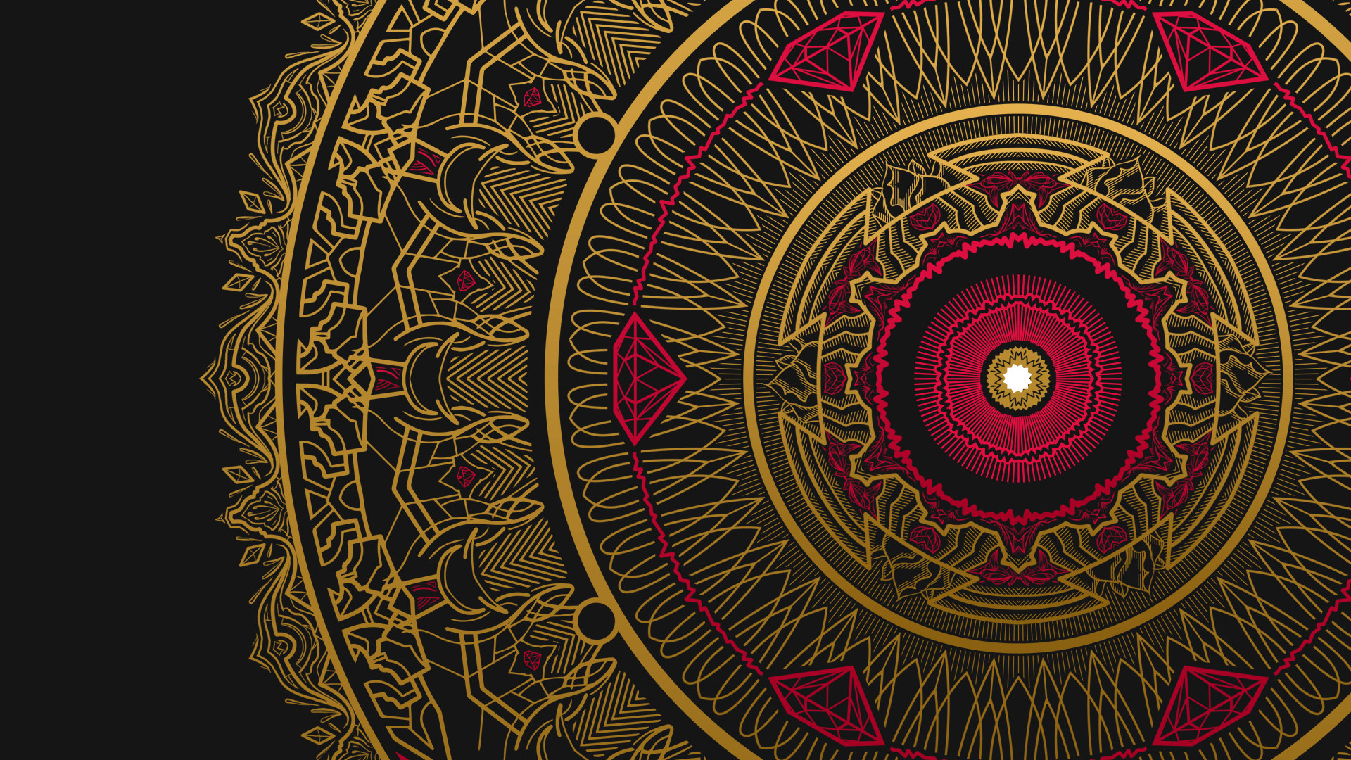 1920x1080 PNG wallpaper. Mandala, Mandala art, Design mandala