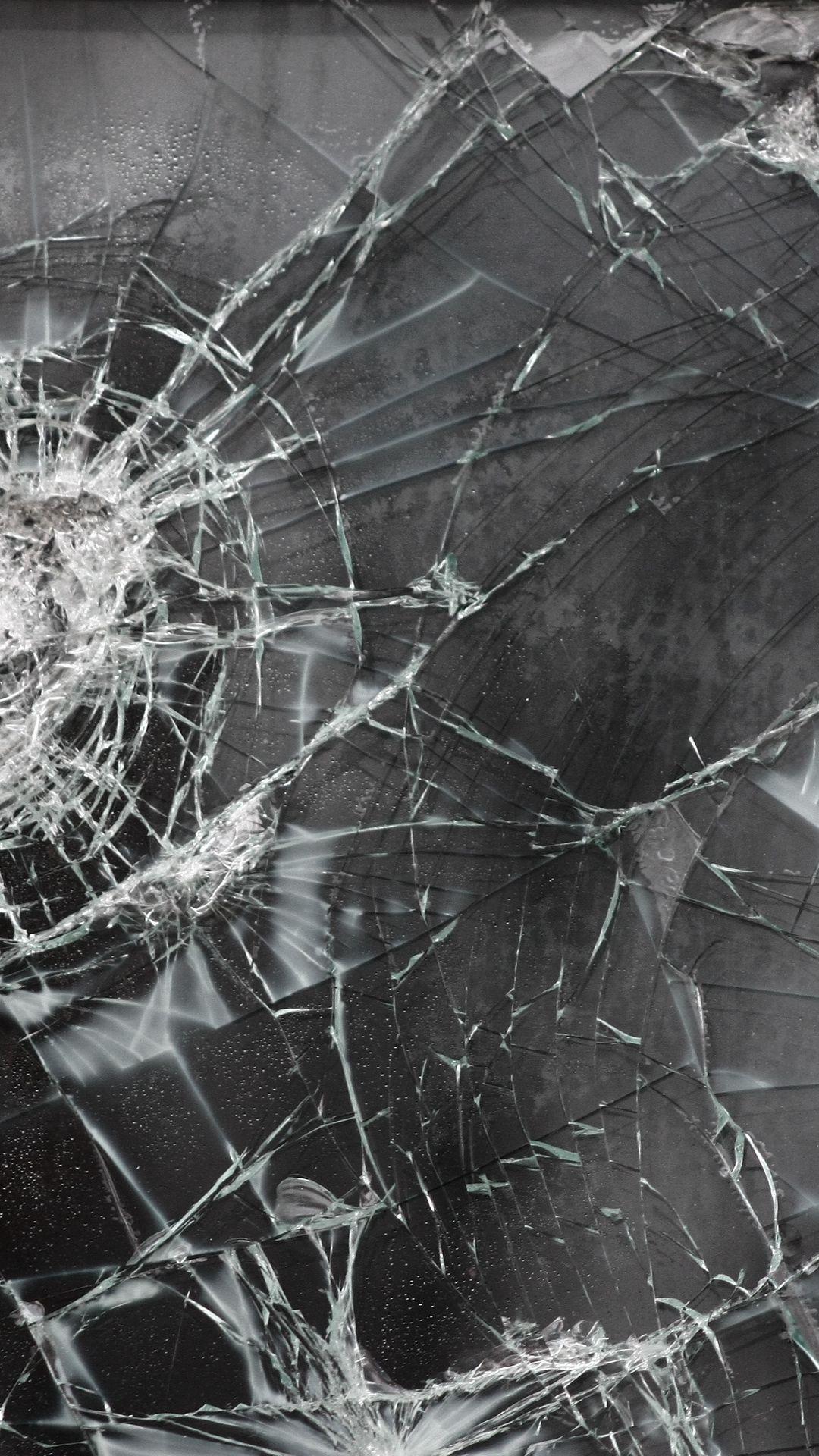 1080x1920 Mobile Glass Break Wallpaper