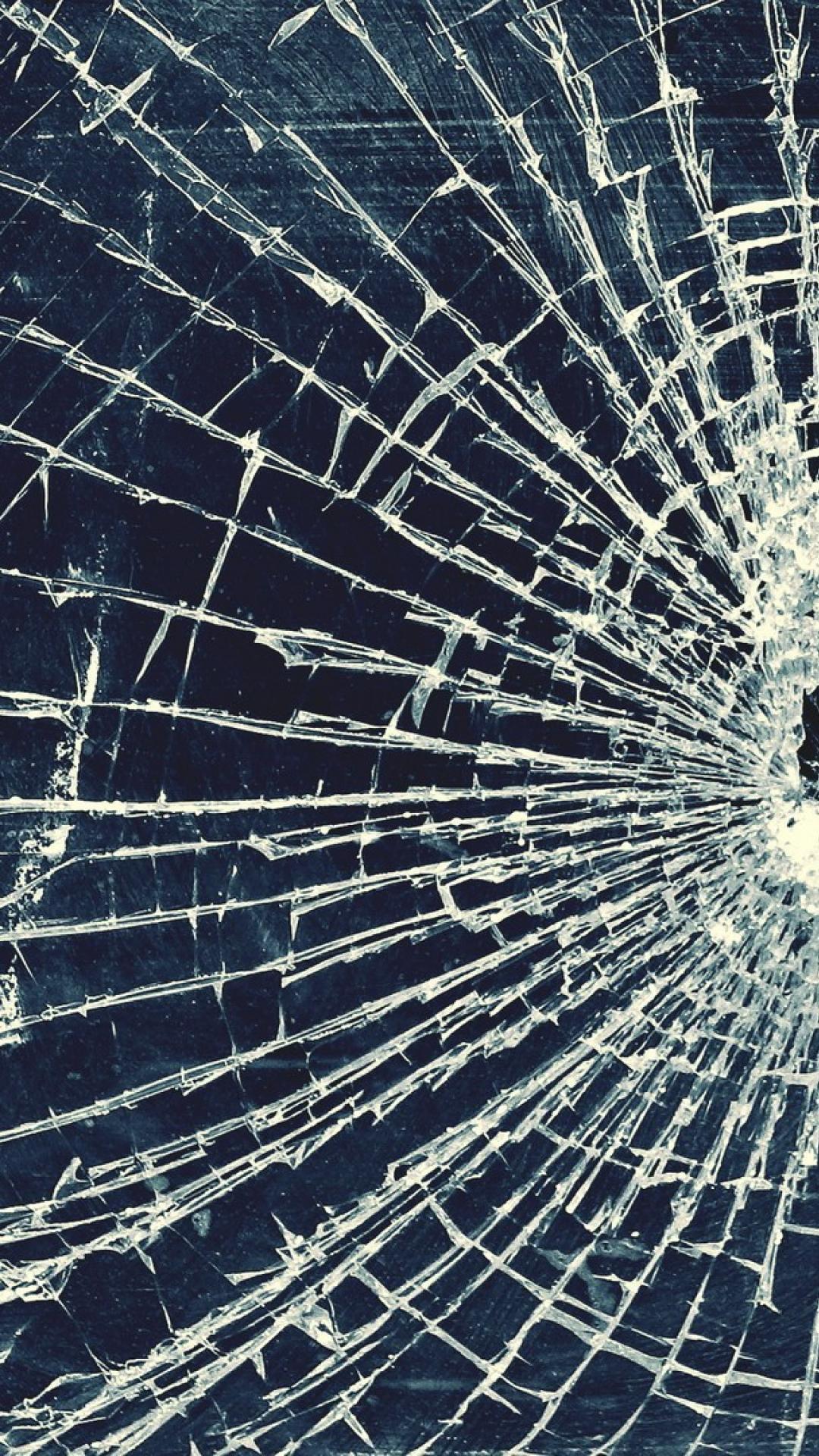 1080x1920 Mobile Glass Break Wallpaper