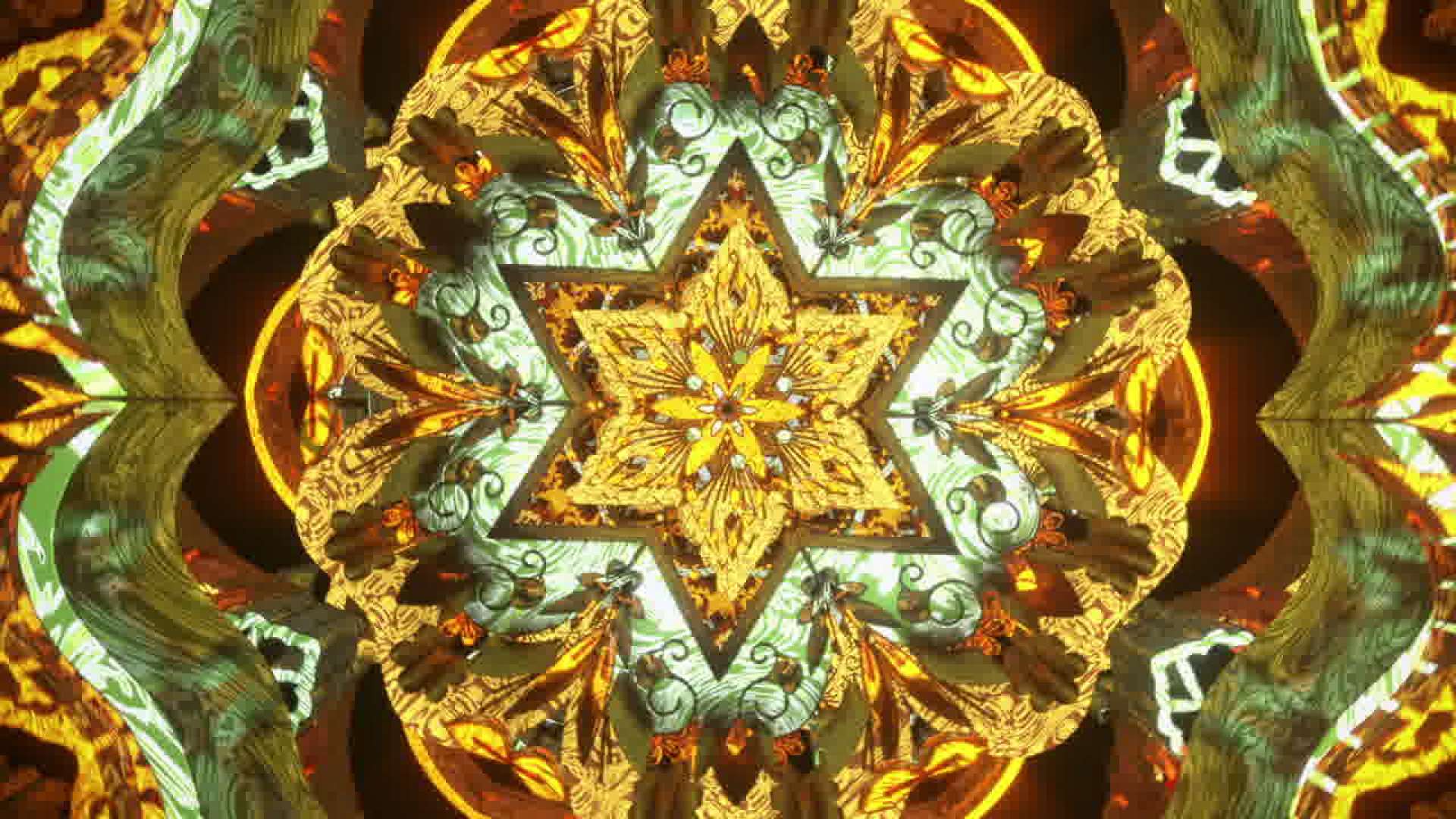 1920x1080 Global Archive Psychedelic 3D Seamless Vj Loop With Trippy Futuristic Mandala Background For Audioviuals Of Trance Acid Patterns With Infinite Tunnel Of Meditation Chakra Video