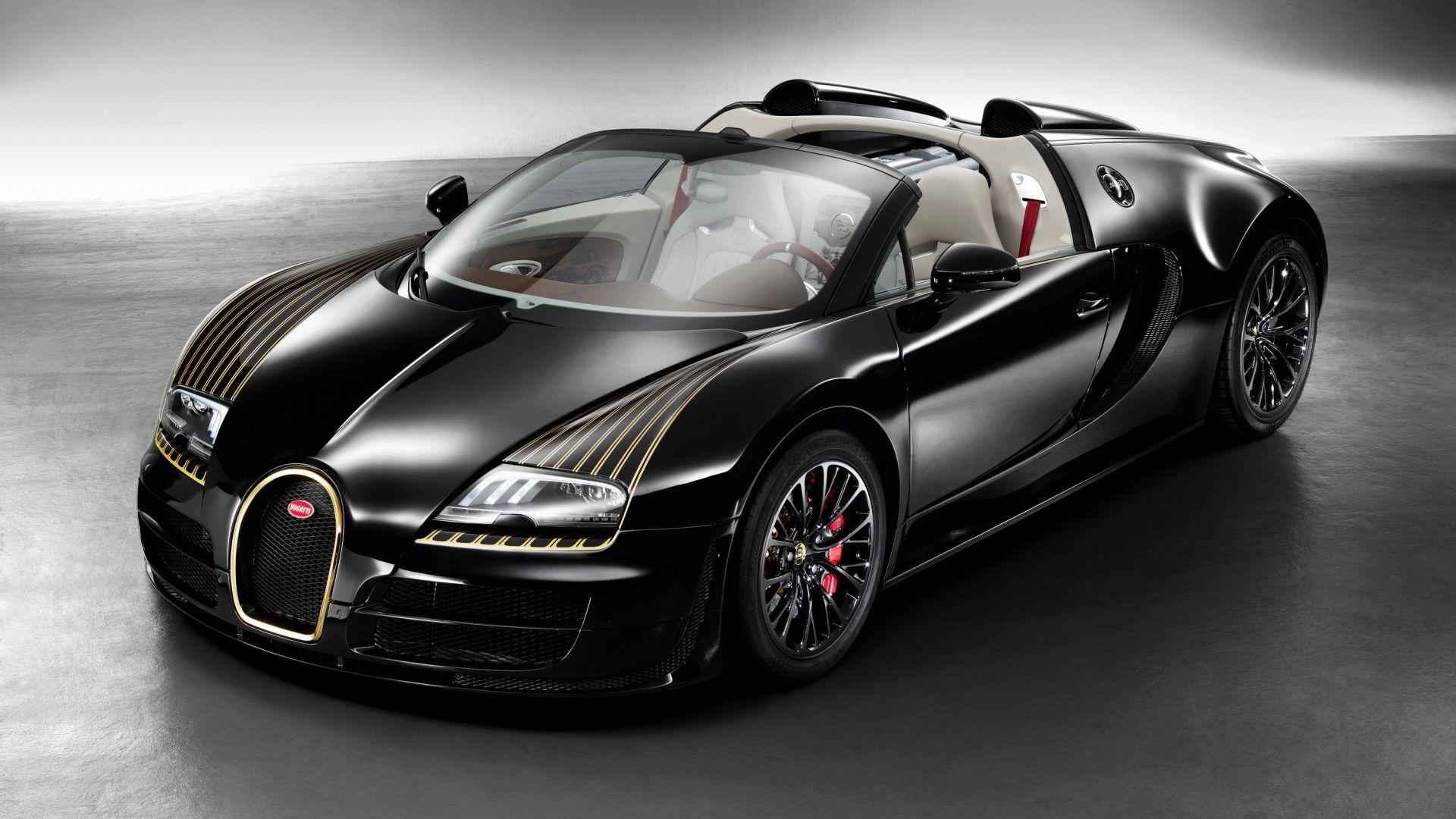 1920x1080 Dark Black Bugatti Veyron HD Photo Wallpaper Wallpaper