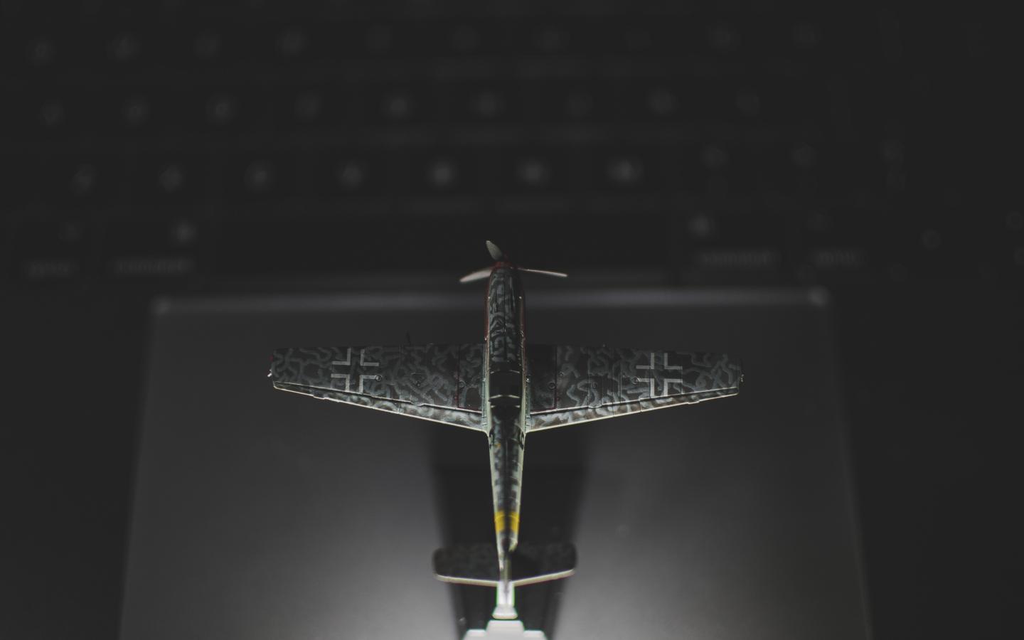 1440x900 Download 1440x900 wallpaper airplane, toy, dark, widescreen 16: widescreen, 1440x900 HD image, background, 10651