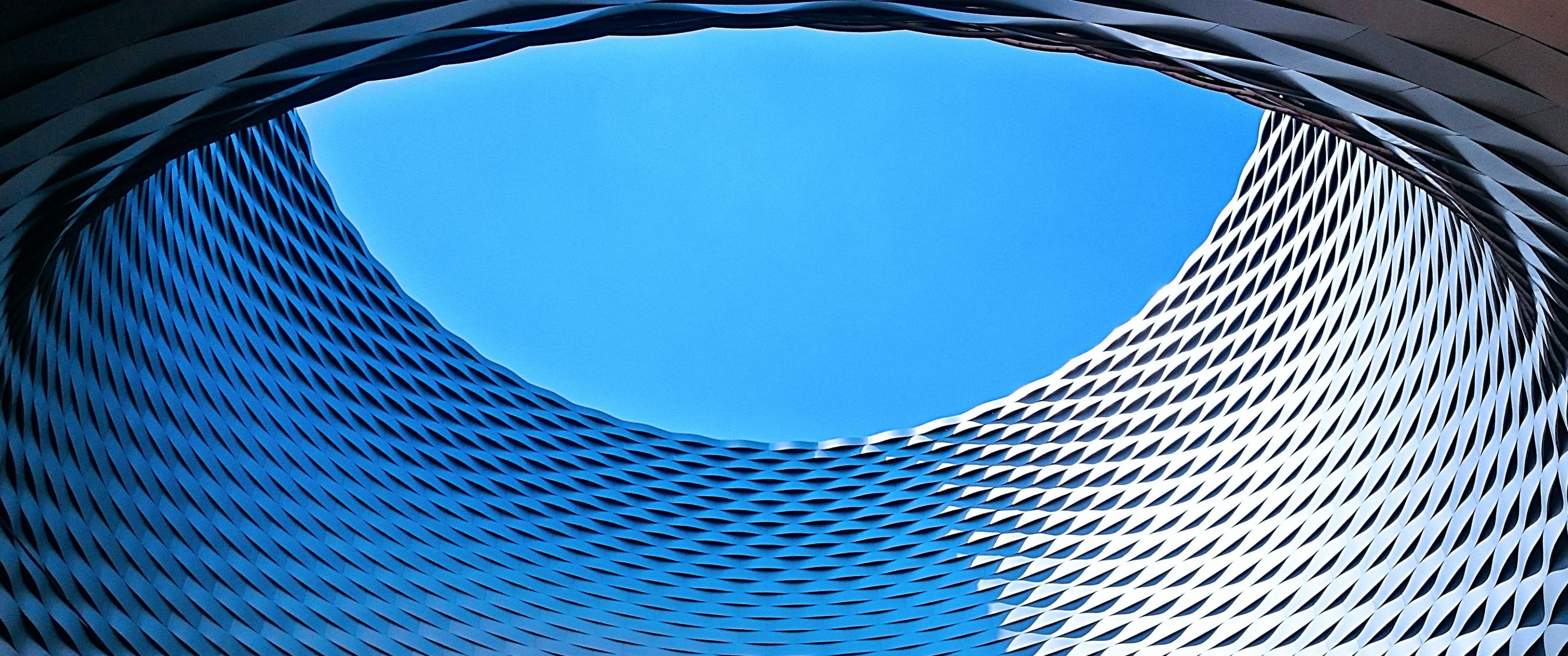 3440x1440 Art Basel Wallpaper 4K, Modern architecture, Patterns, Geometrical, Architecture