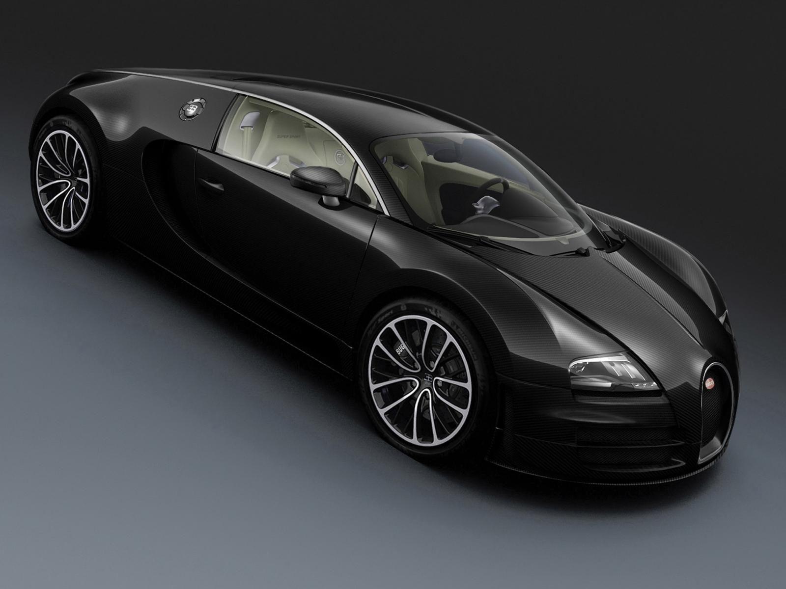 1600x1200 Bugatti Veyron Black Sport Car HD Wallpaper Free Download HD