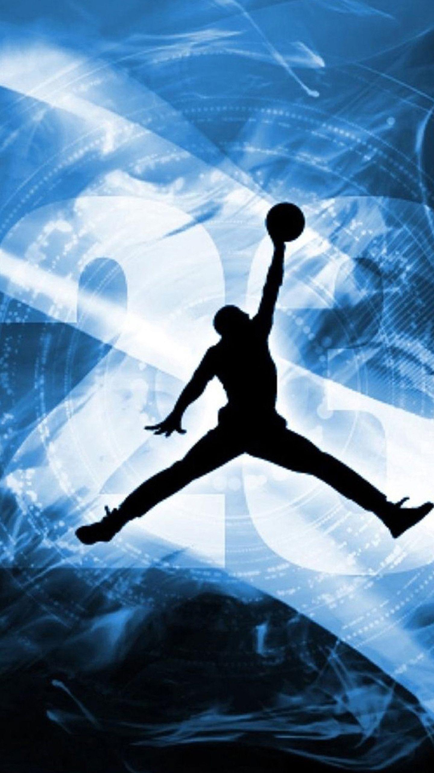 1440x2560 Pink Air Jordan Logo Wallpaper