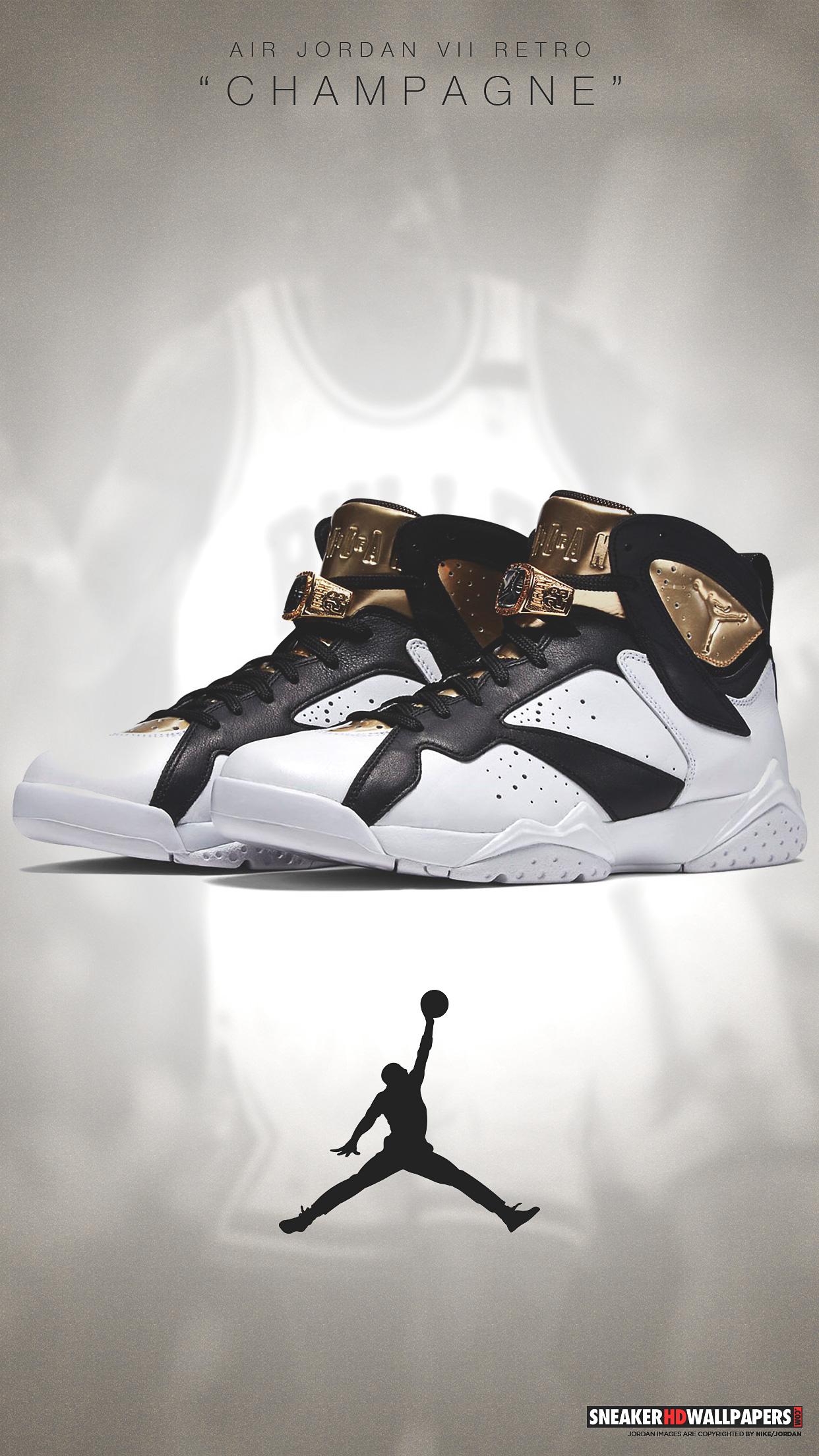 1242x2208 Gold Jordan Wallpaper iPhone