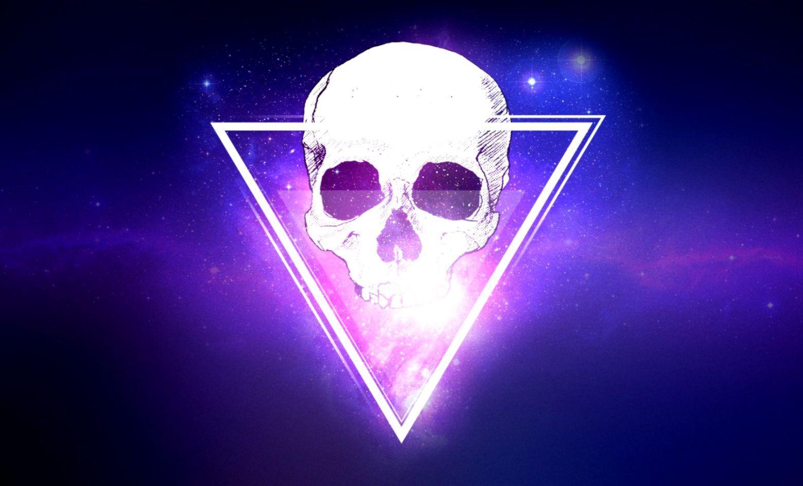 1562x945 Purple Skull Wallpaper, HD Purple Skull Background