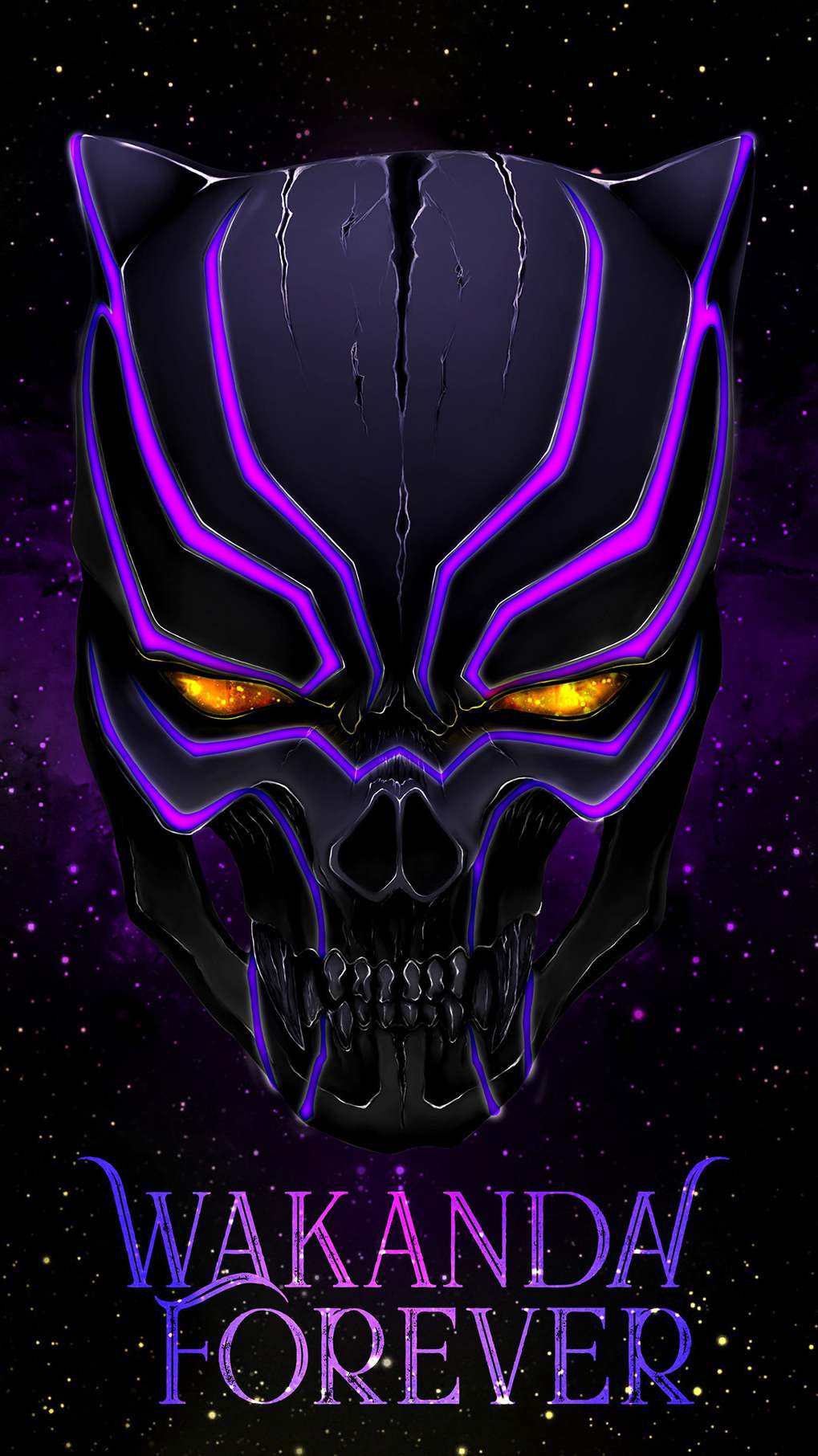1019x1813 Black Panther Skull IPhone Wallpaper Wallpaper : iPhone Wallpaper