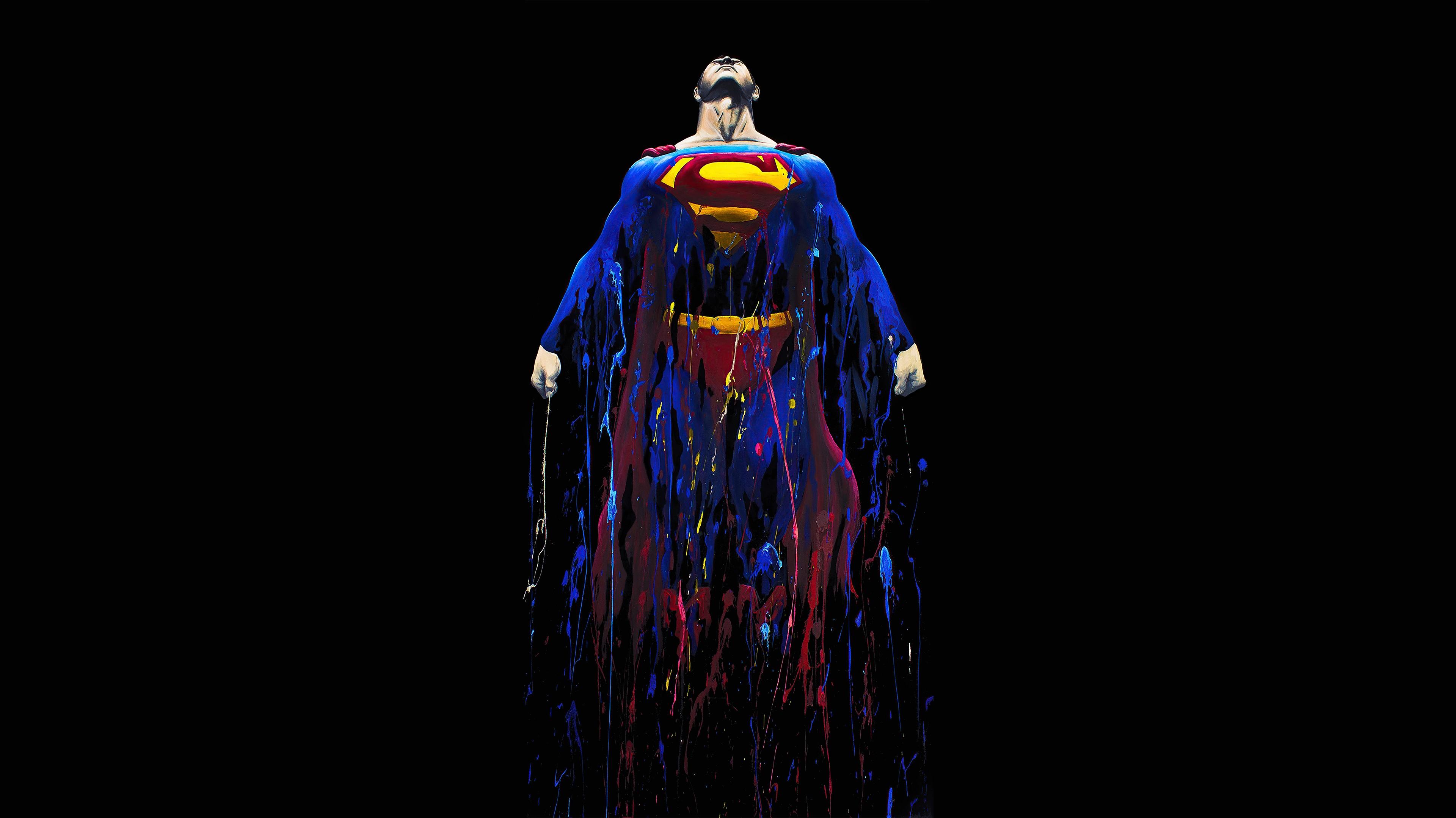 3840x2160 Superman Flying Digital 2020 4K HD Superheroes Wallpaper