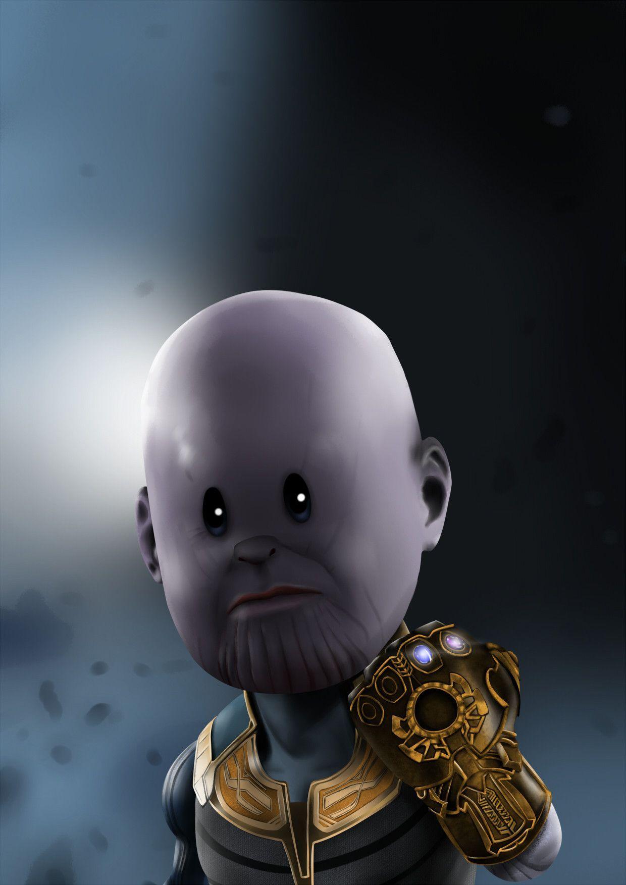1240x1753 Baby Thanos Wallpaper
