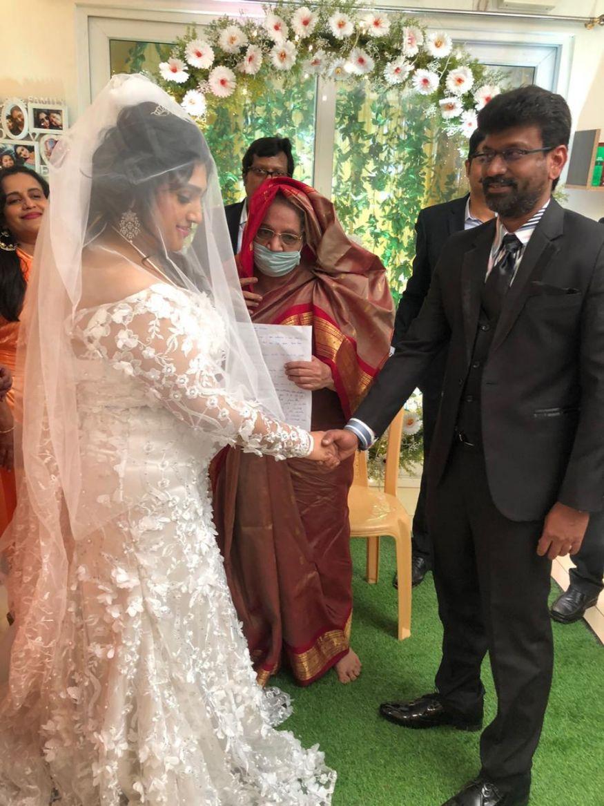 875x1167 Vanitha Vijaykumar Marries for the Third Time, Wedding Pics Go Viral