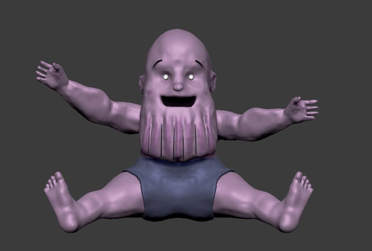 1215x819 Thanos 3D Model Download