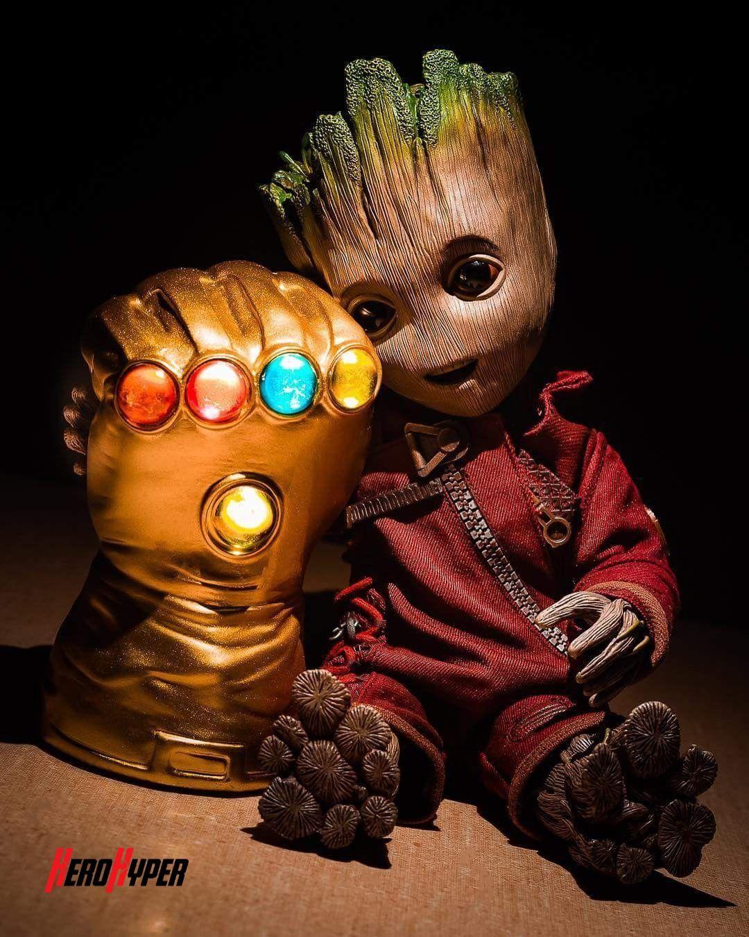 1080x1350 Groot Vs Thanos Wallpaper