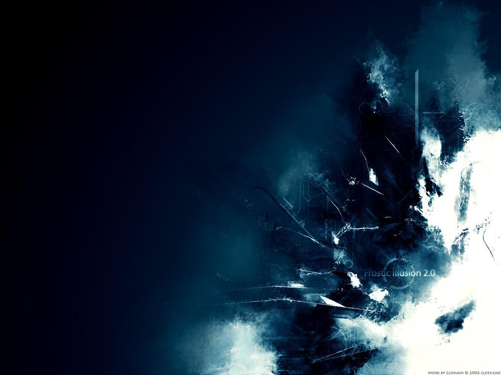 1024x768 Abstract Wallpaper Blue Grunge