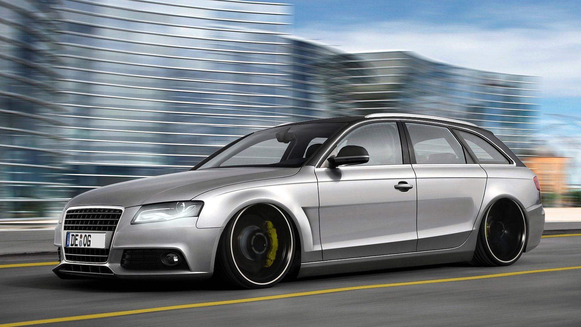 1920x1080 Audi A4 Avant Tuning Low Suspension On HD Wallpaper Audi WallpaperBackgroundAudi.htm. Audi A4 Avant, Audi A Audi