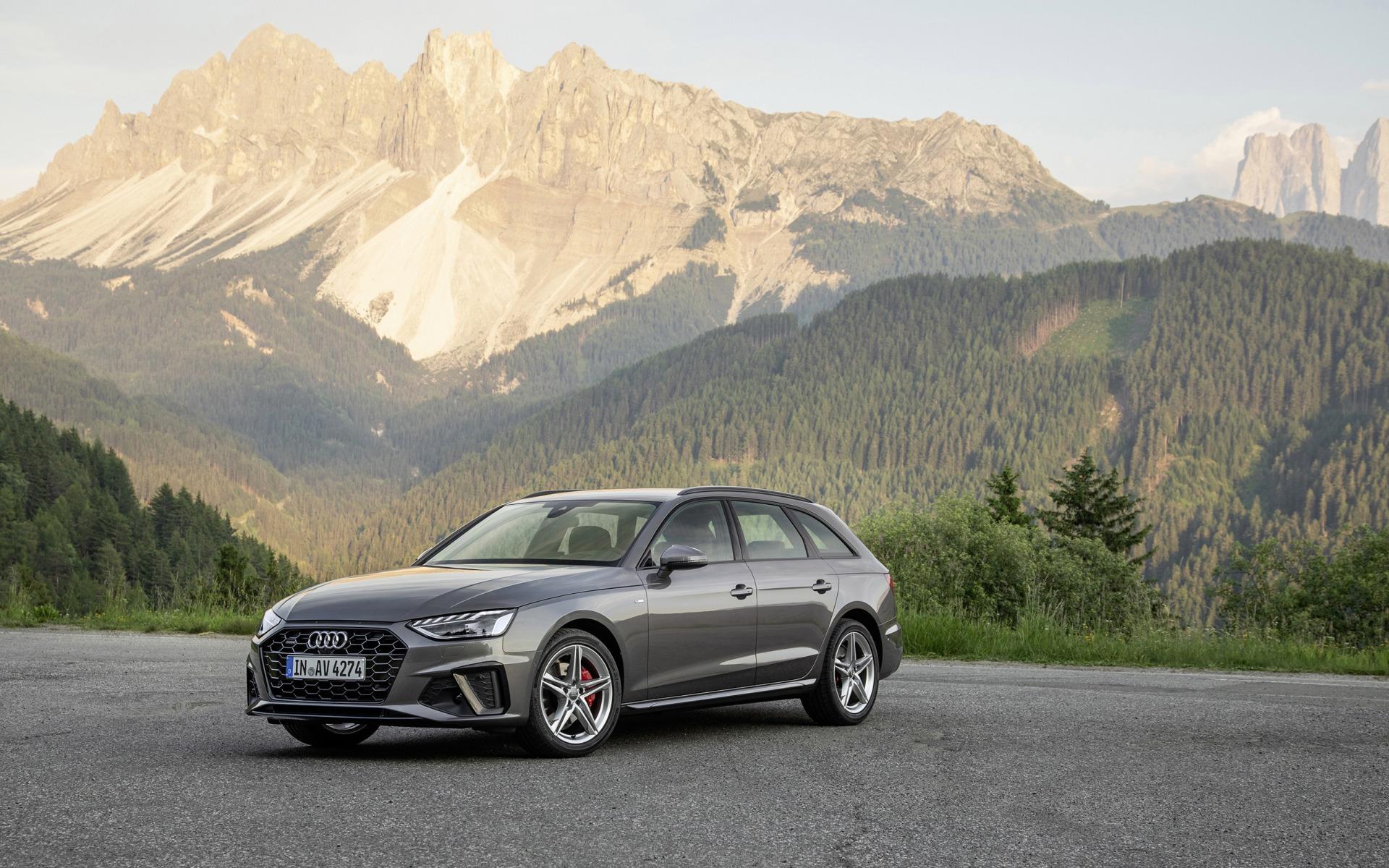 1920x1200 Download wallpaper Audi A4 Avant, exterior, front view, gray station wagon, new gray A German cars, Audi for desktop with resolution 1920x1200. High Quality HD picture wallpaper