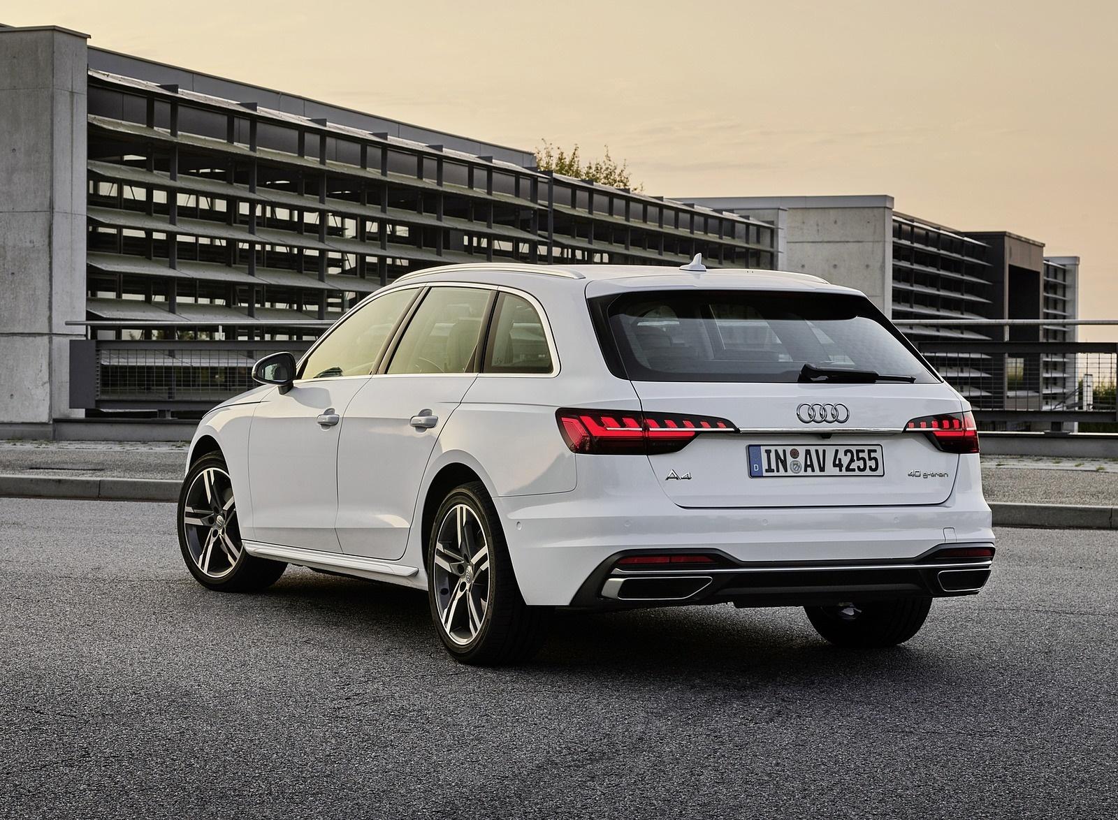 1600x1174 Audi A4 Avant G Tron (Color: Glacier White) Rear Three Quarter Wallpaper (6)