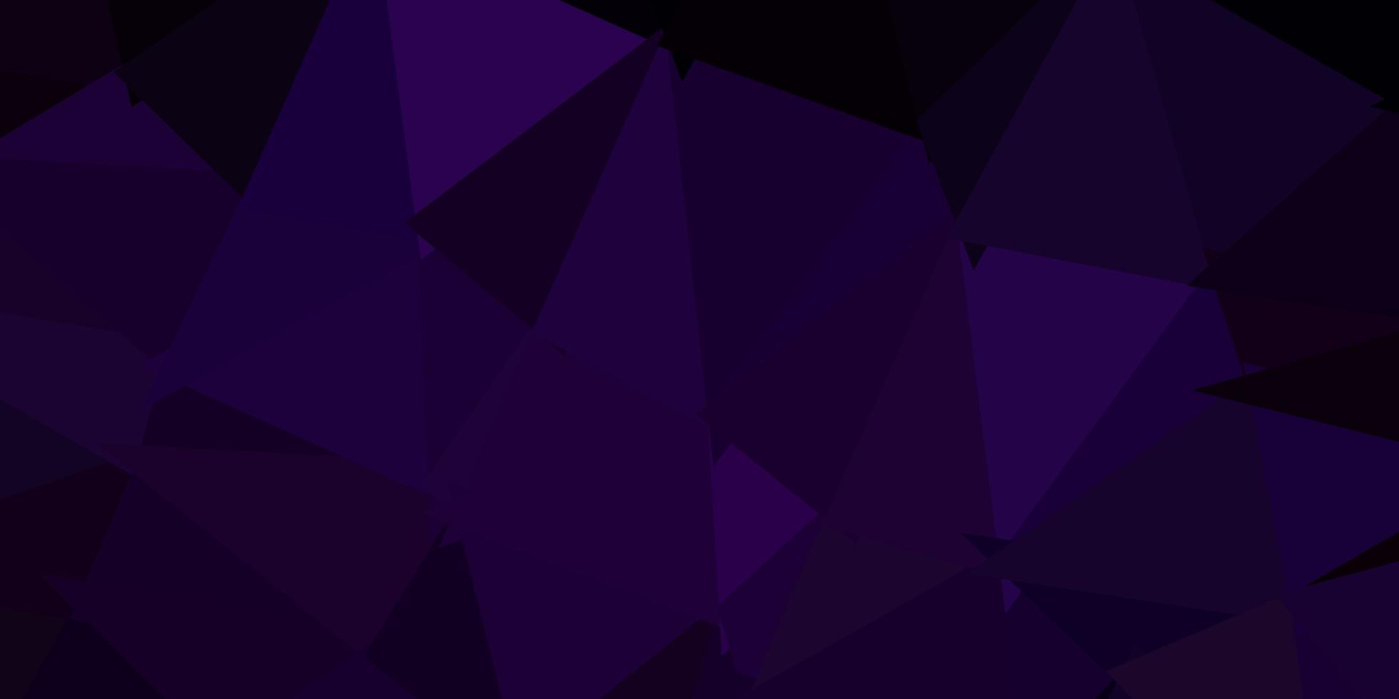 1960x980 Dark purple vector geometric polygonal wallpaper