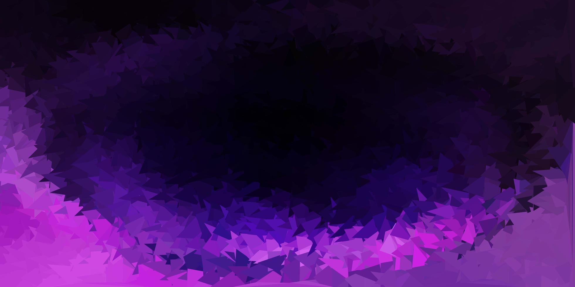 1960x980 Dark purple vector triangle mosaic wallpaper