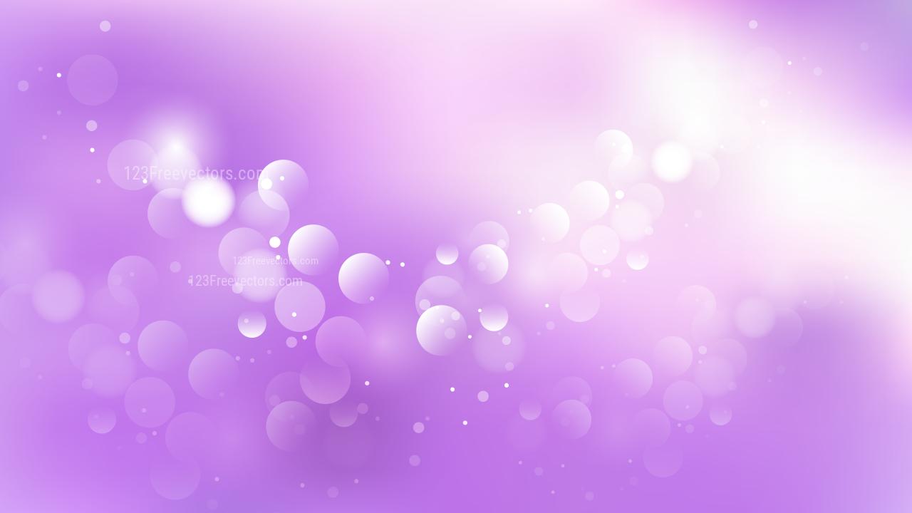1280x720 Purple and White Bokeh Defocused Lights Background Vector Art