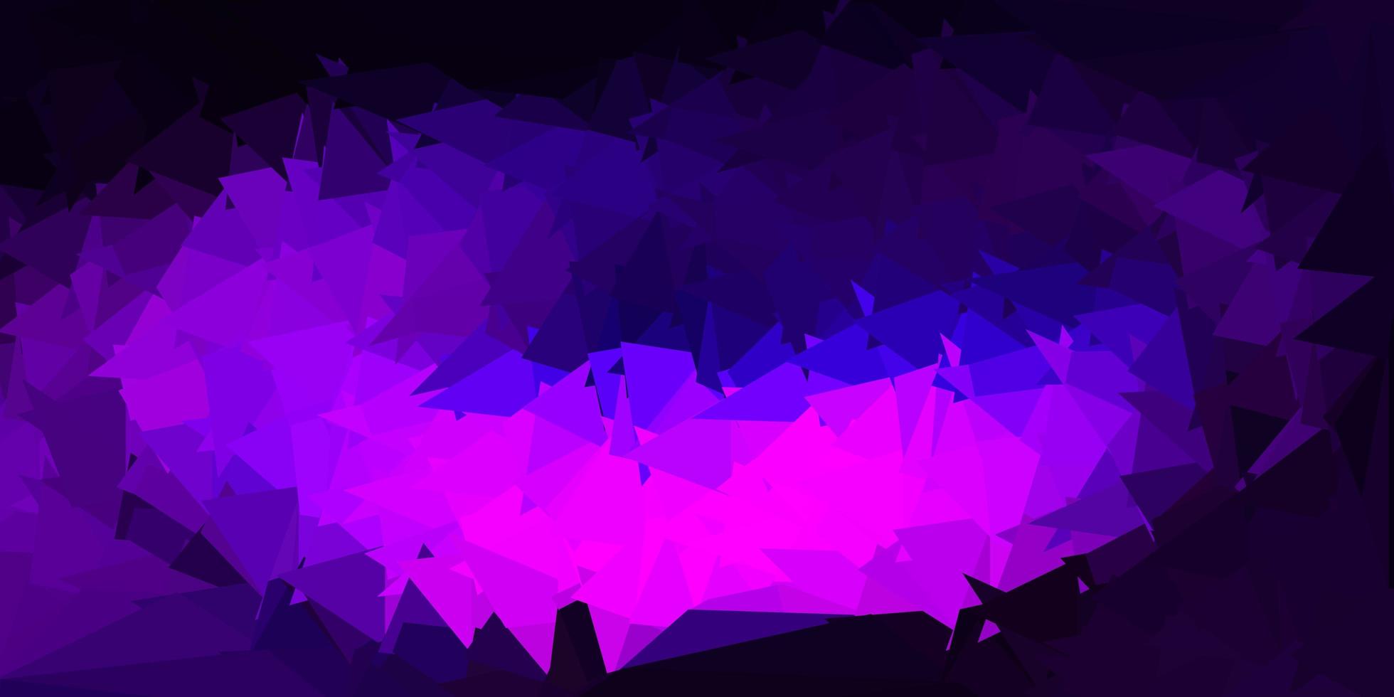 1960x980 Dark purple vector triangle mosaic wallpaper