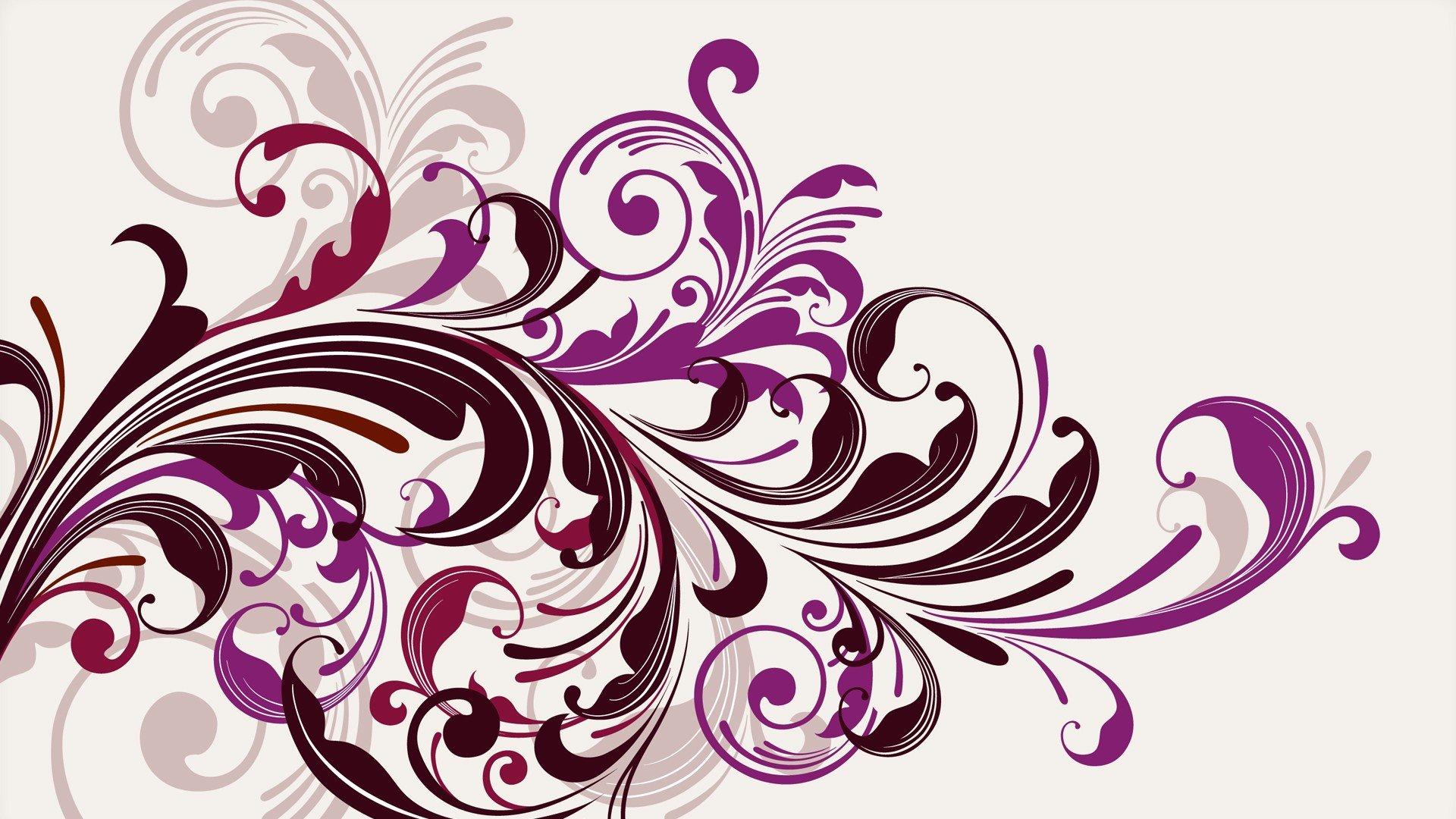1920x1080 Purple Vector Art Image and Purple Vector Designs, Purple Vector Frame Art and Purple Swirl Vector Graphics /