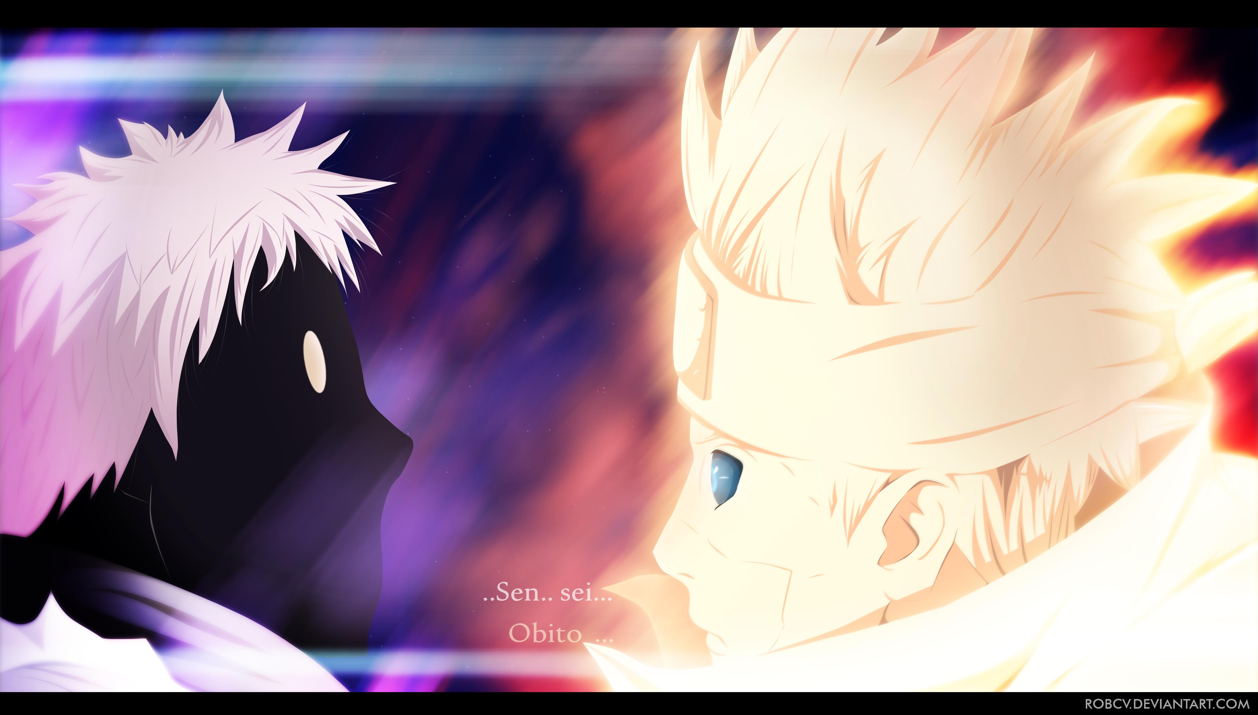 4338x2466 Minato vs Obito 4k Ultra HD Wallpaper
