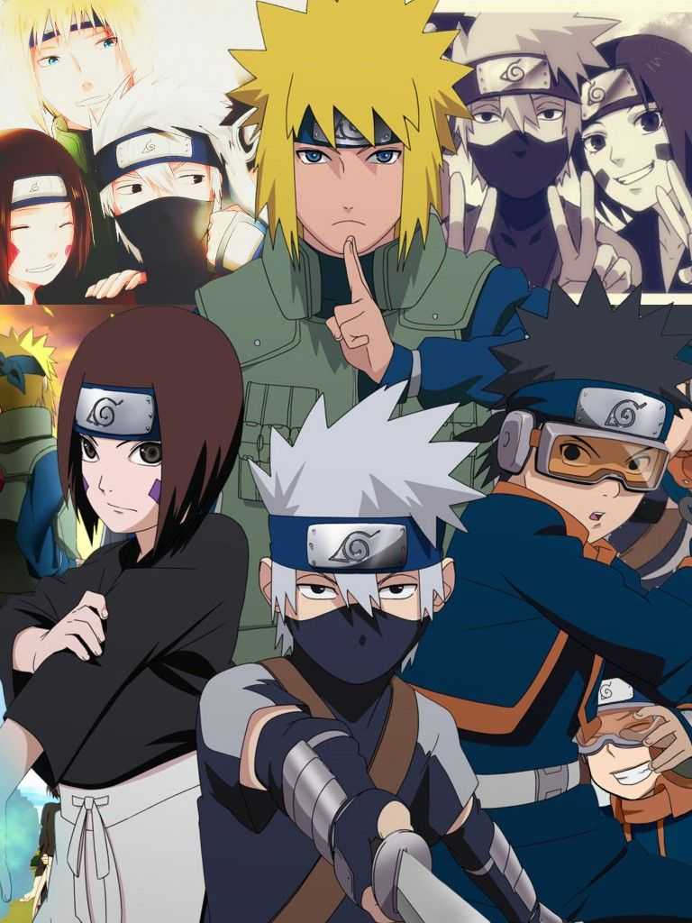 768x1024 Team Minato Wallpaper Free HD Wallpaper