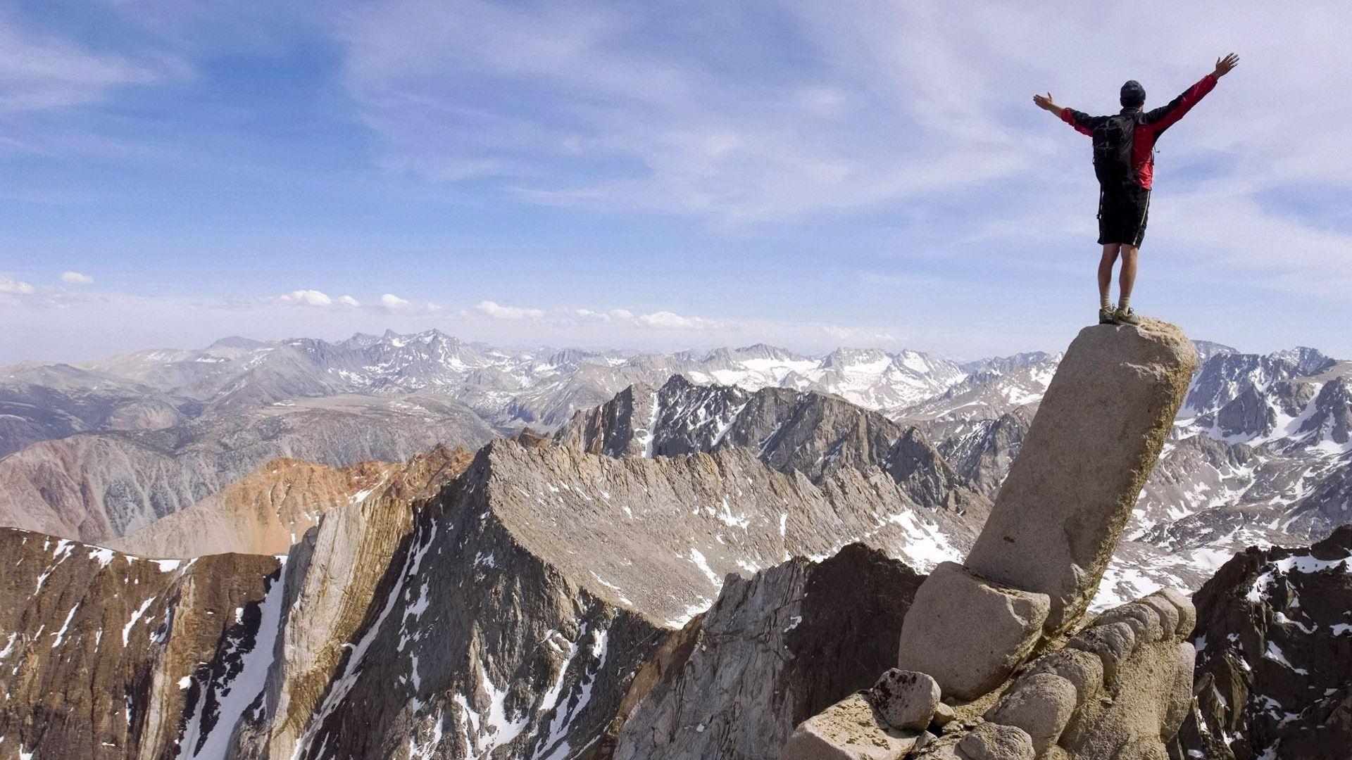 1920x1080 Mountain Top Desktop Wallpaper