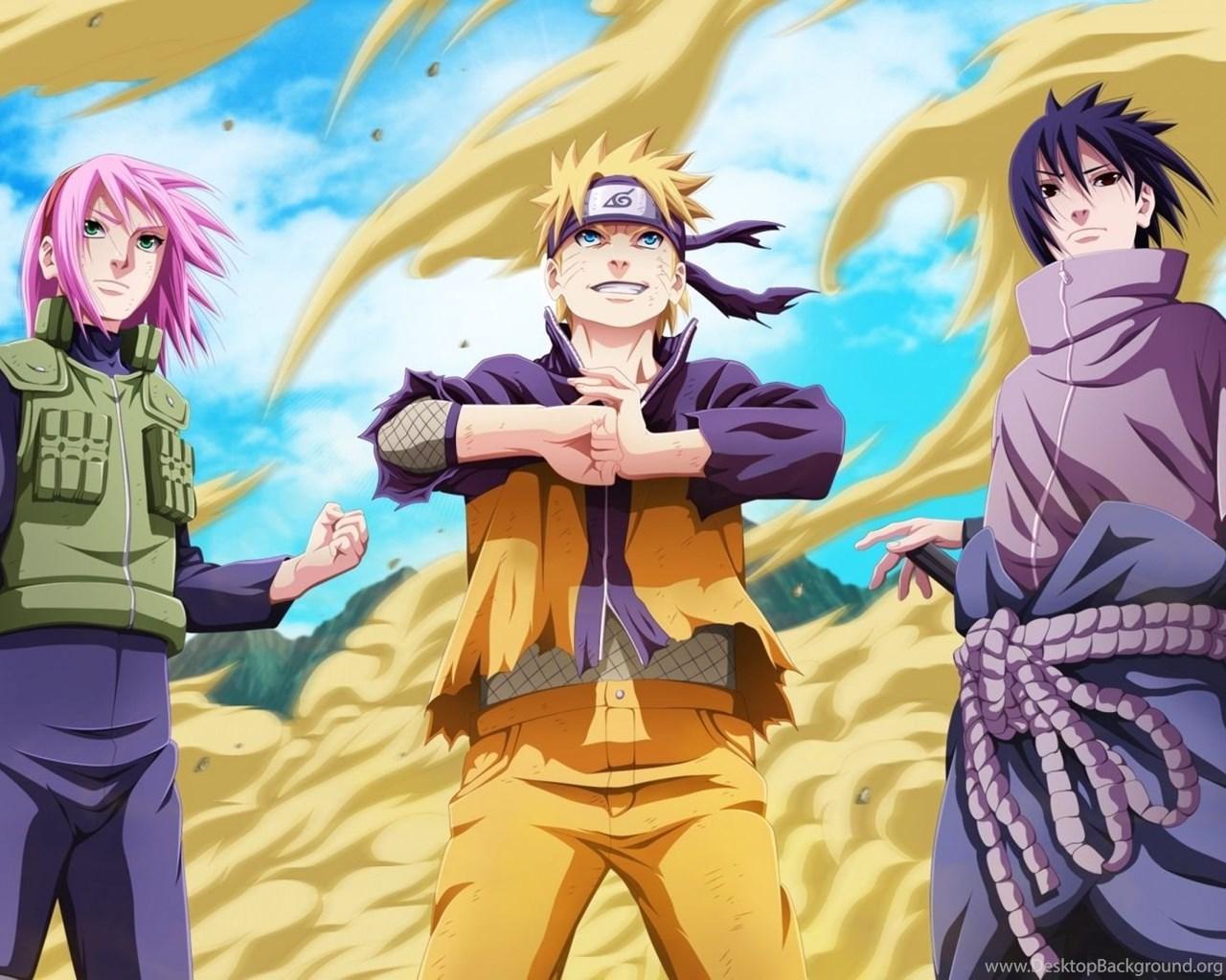 1280x1024 Naruto And Sasuke Wallpaper Desktop Background