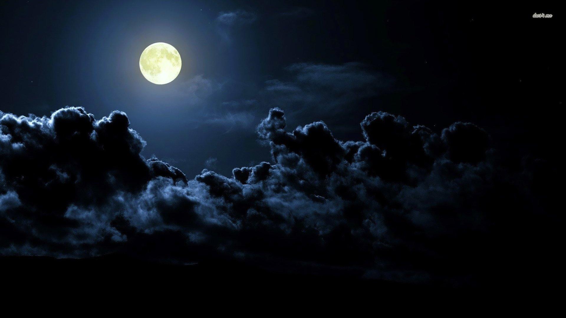 Night Moon Wallpapers - Top Free Night Moon Backgrounds - WallpaperAccess