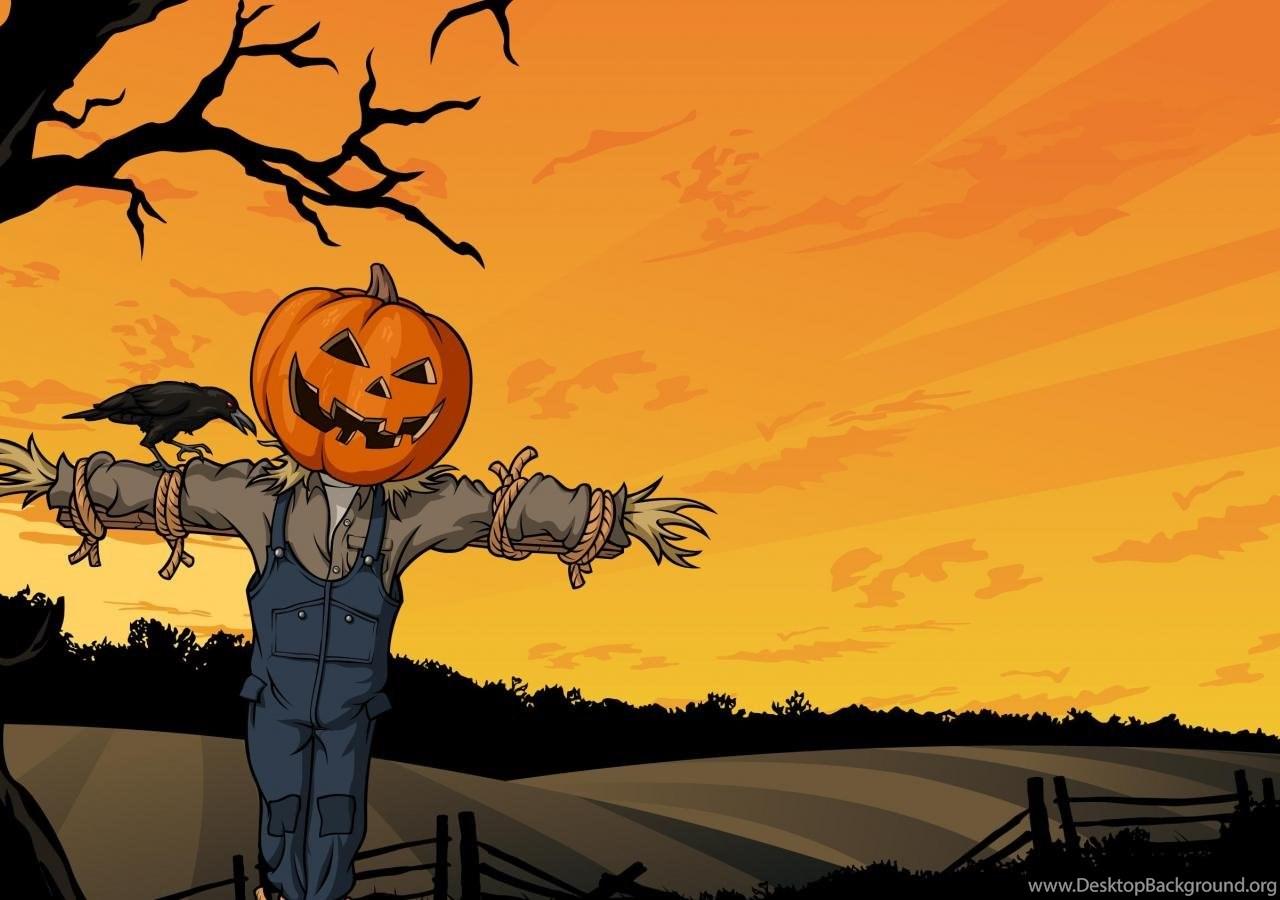 1280x900 Cute Scarecrow Wallpaper Desktop Background