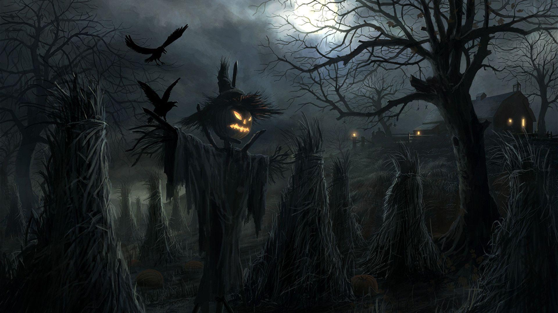 1920x1080 Halloween Scarecrow Desktop Wallpaper, HD Halloween Scarecrow Desktop Background