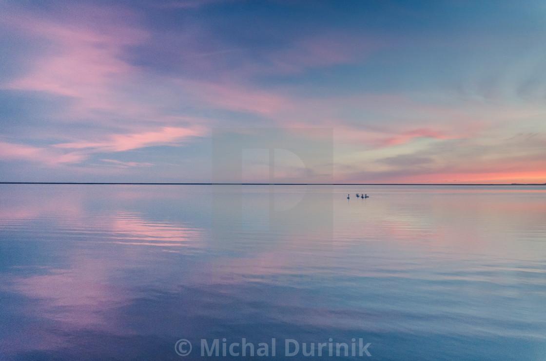 1120x742 beautiful sunset over lake, simple wallpaper background, download or print for £12.28