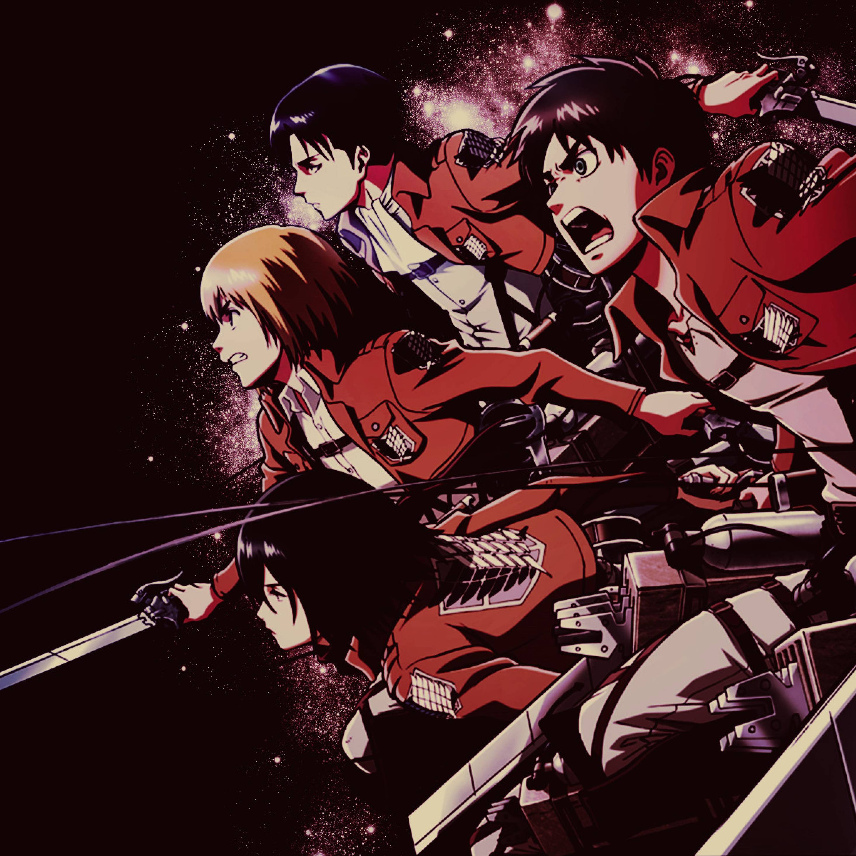 2932x2932 Attack On Titan Poster iPad Pro Retina Display Wallpaper, HD Anime 4K Wallpaper, Image, Photo and Background