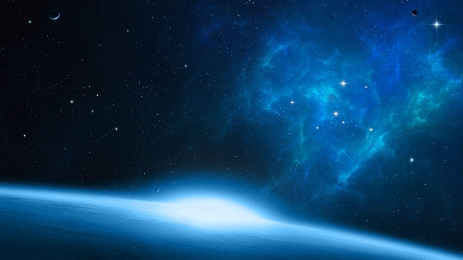 1920x1080 1920x Blue Space Wallpaper Data Id 17348 Data Wallpaper Blue Space
