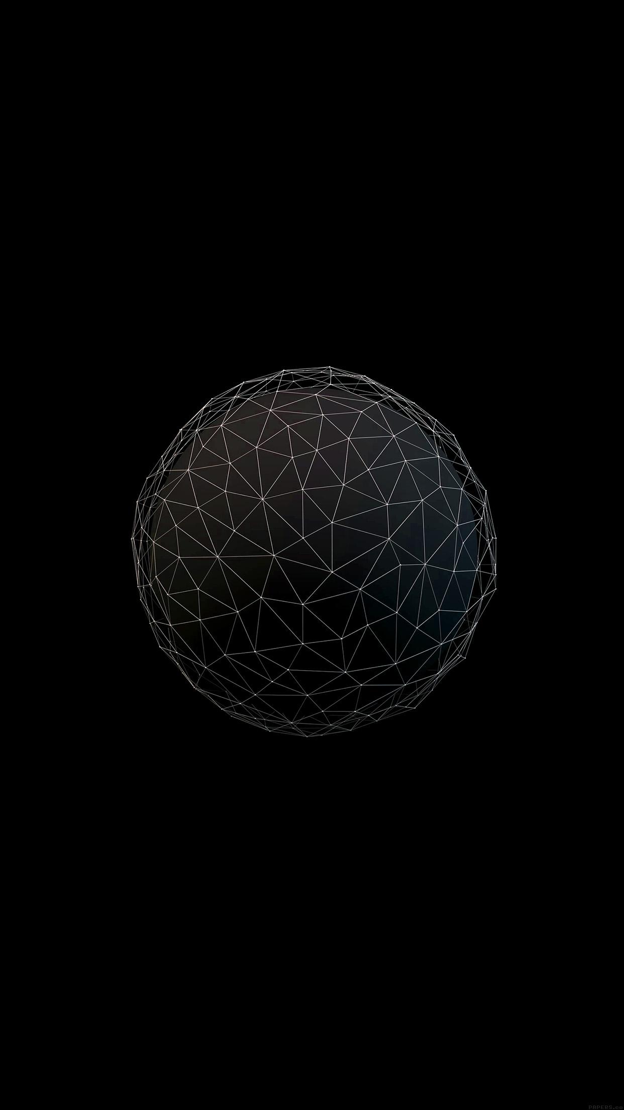 1242x2208 Abstract Line Circle Art Digital Simple