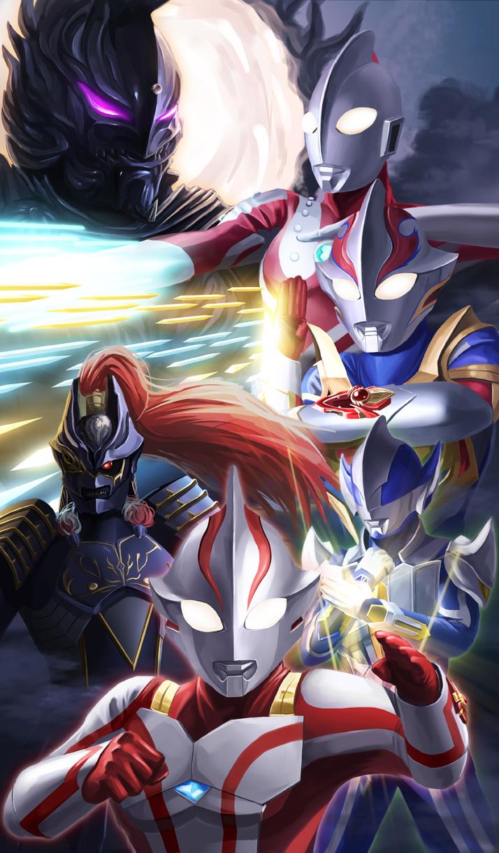 714x1221 Ultraman Anime HD Wallpaper